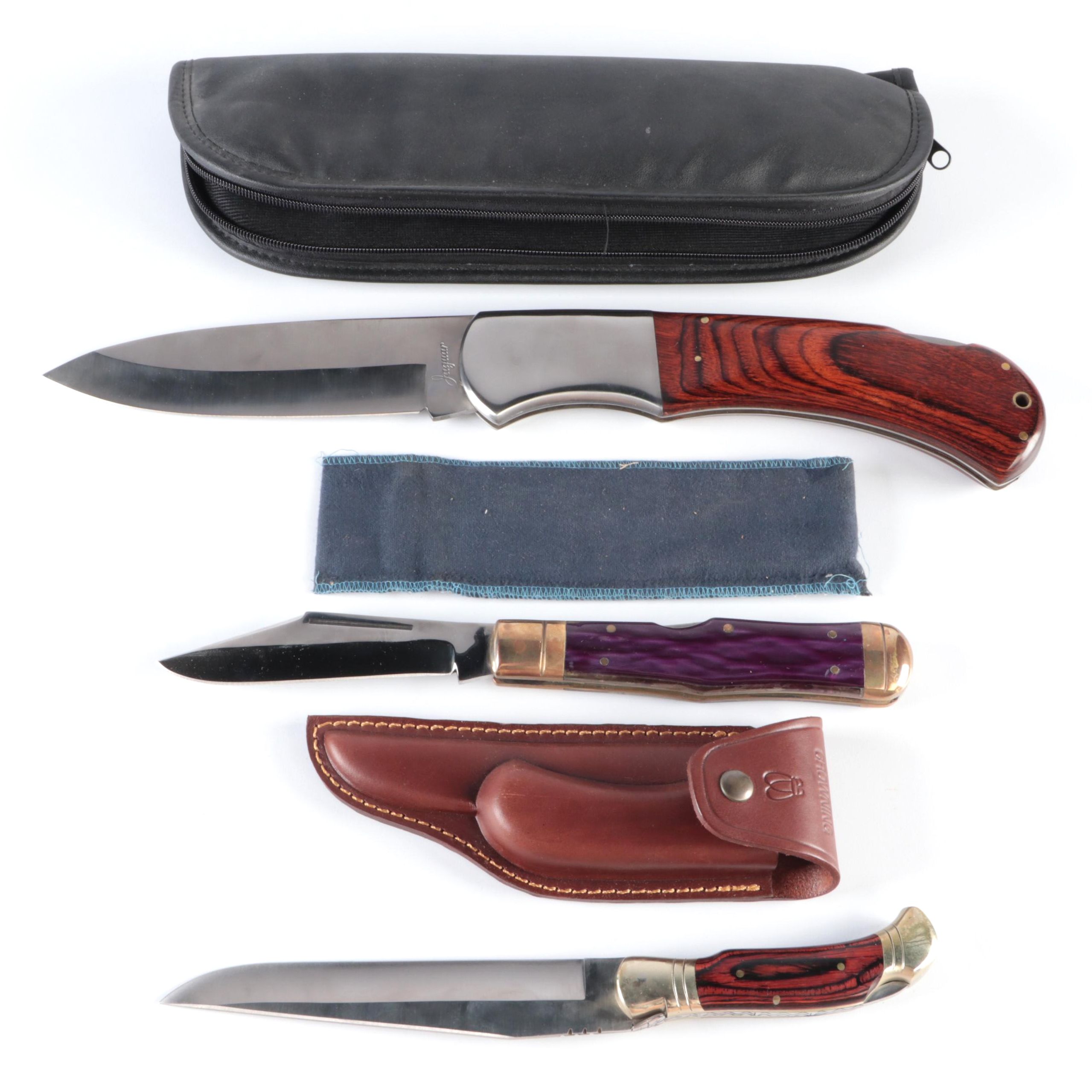 Jaguar, Crowning with Other Wooden and Acrylic Handled Folding Knives