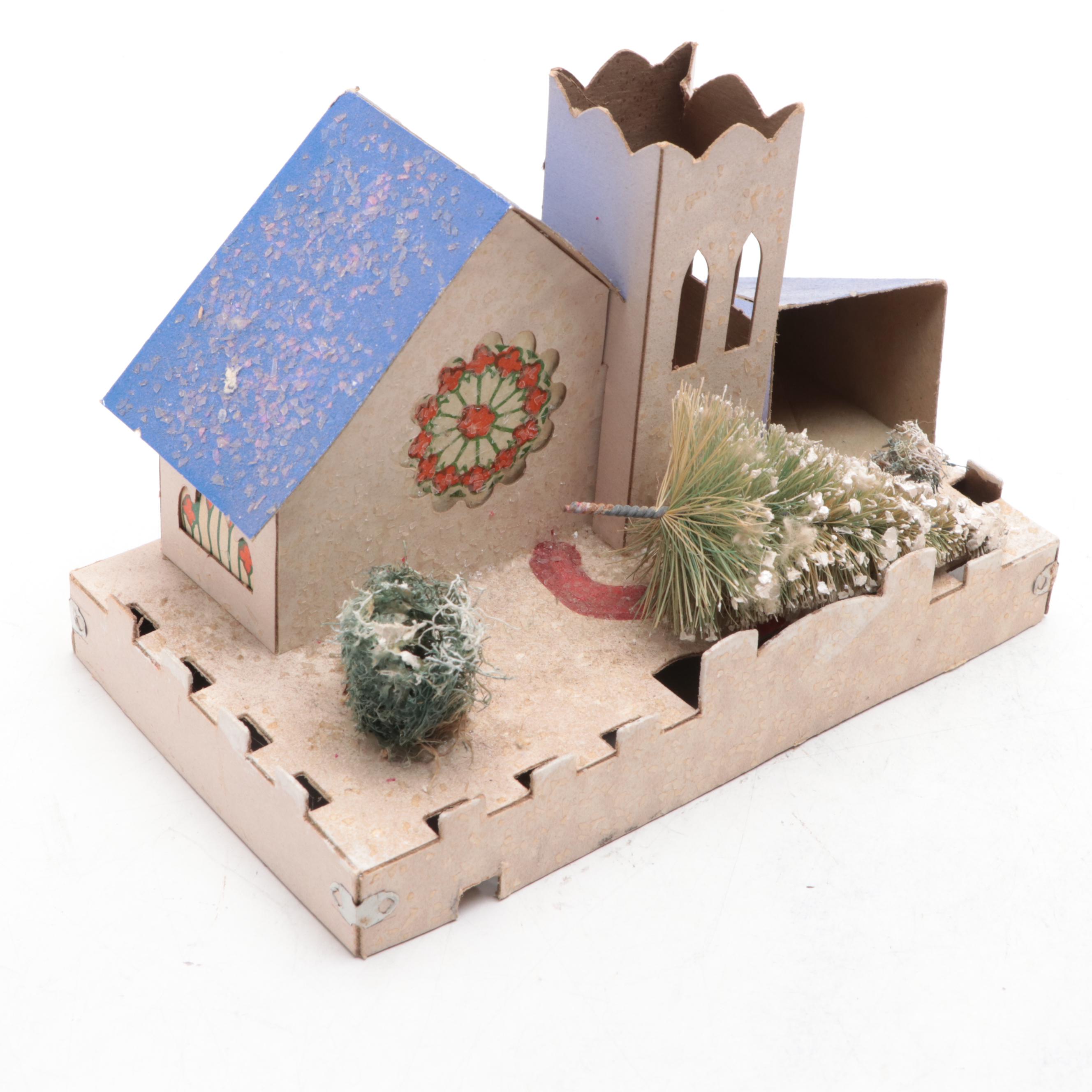 Cardboard "Christmas Village" Figurines