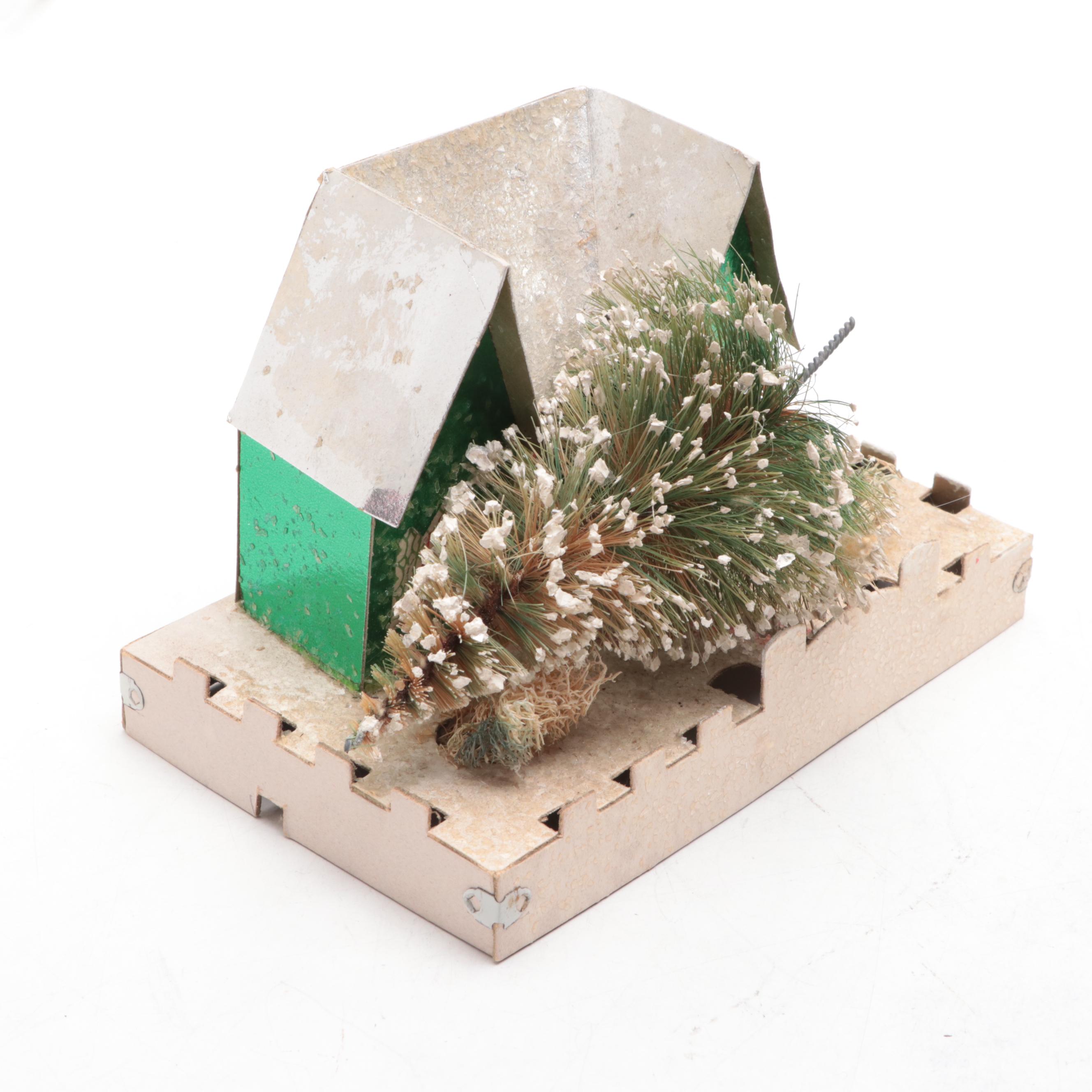 Cardboard "Christmas Village" Figurines