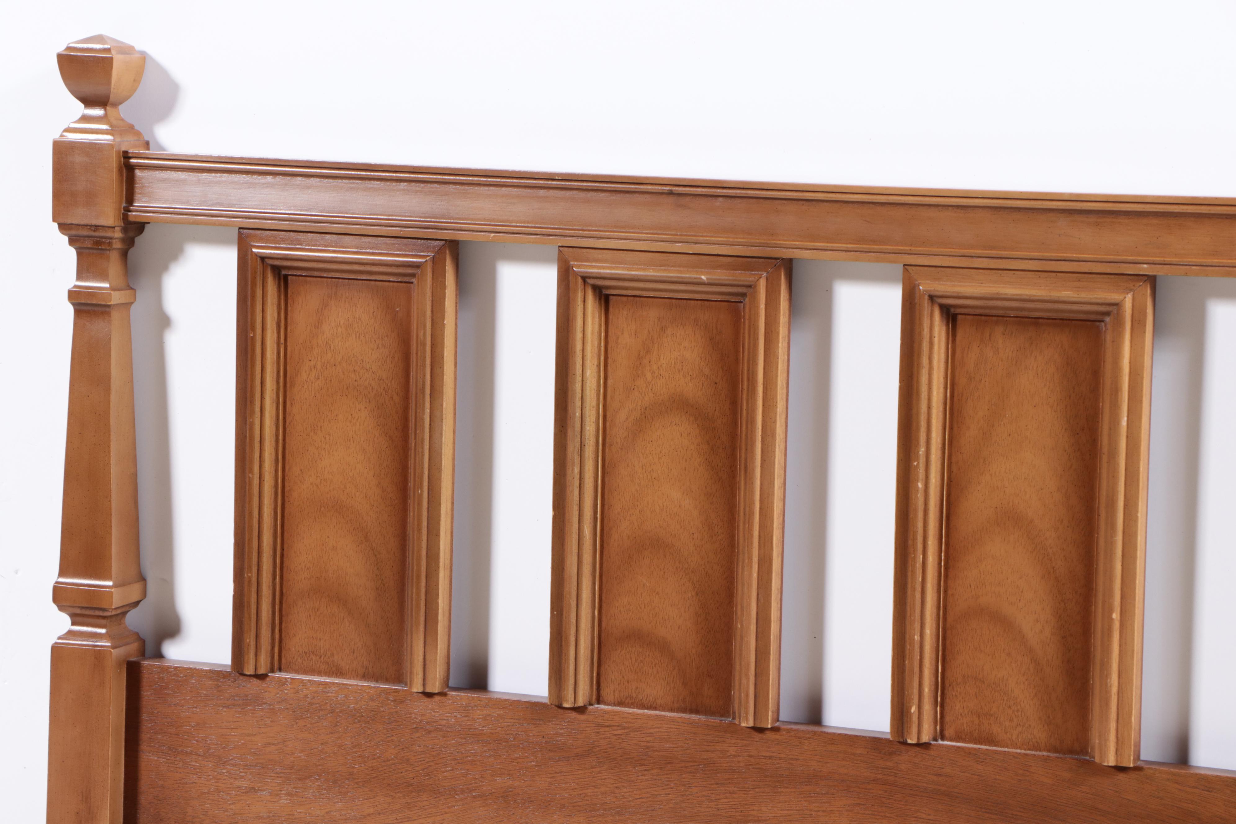 Dixie Furniture Directoire Style Chest with Full Size Headboard & Foot Board