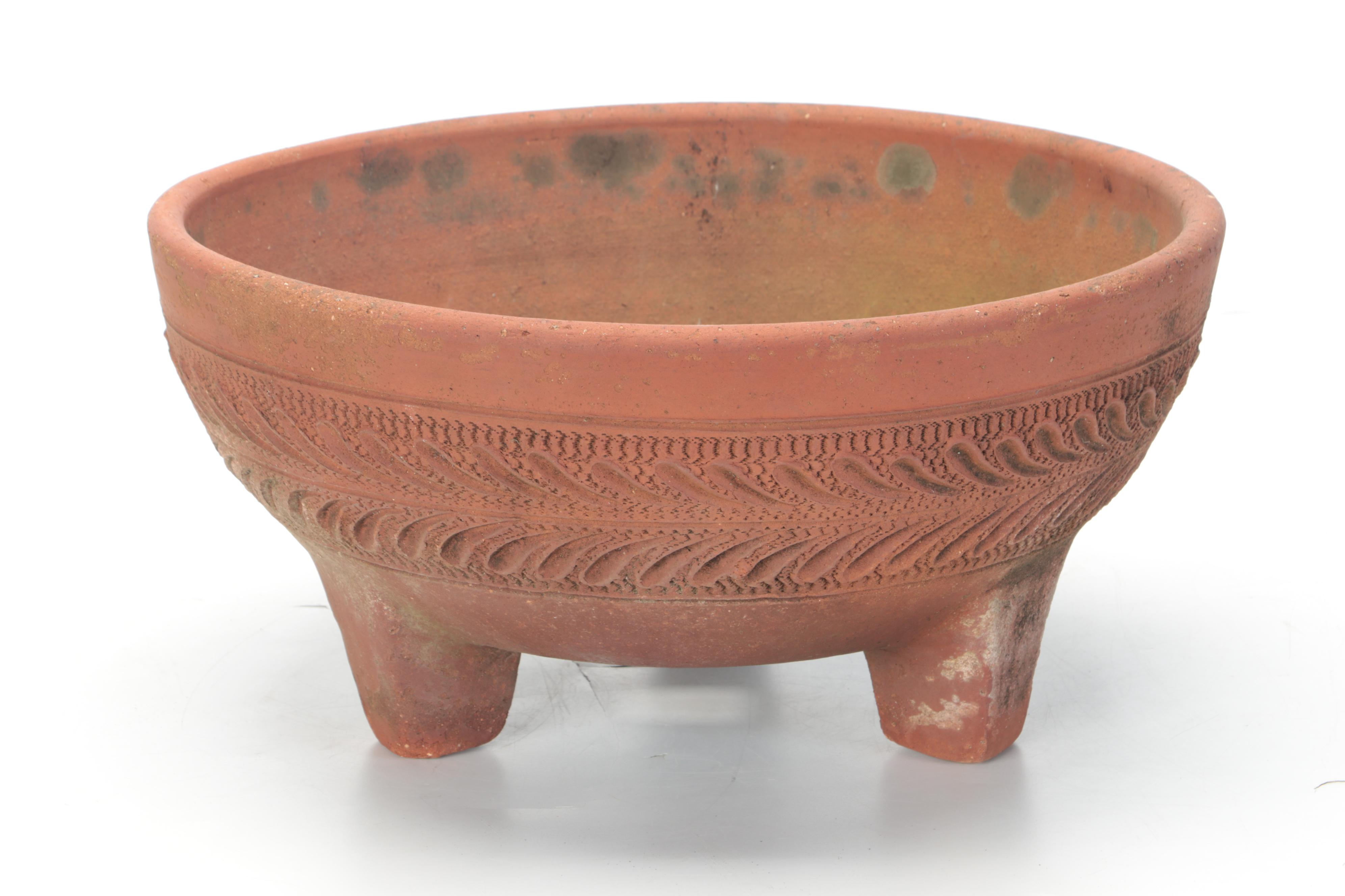 Terracotta Footed Planters