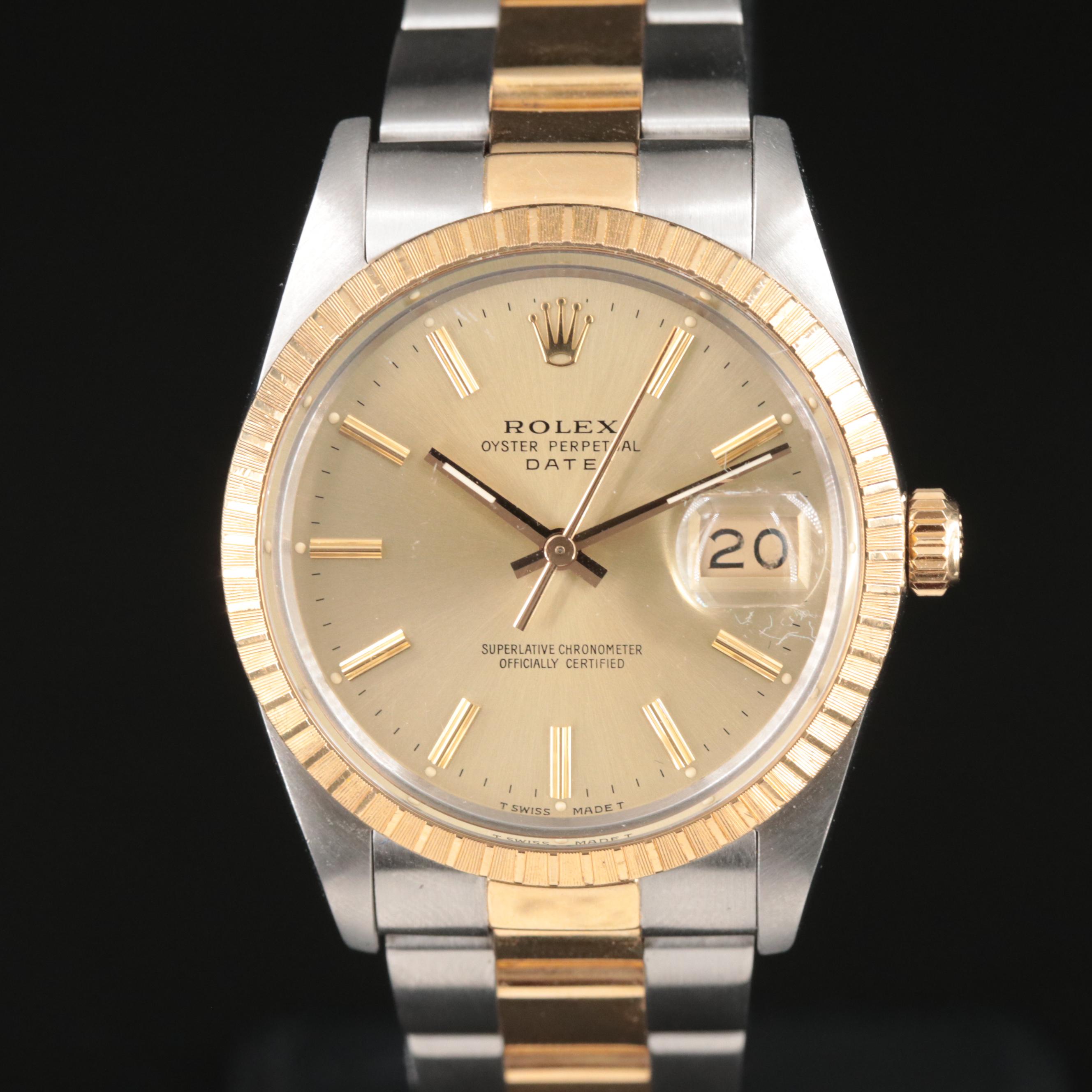 1987 Rolex Oyster Perpetual Date Watch