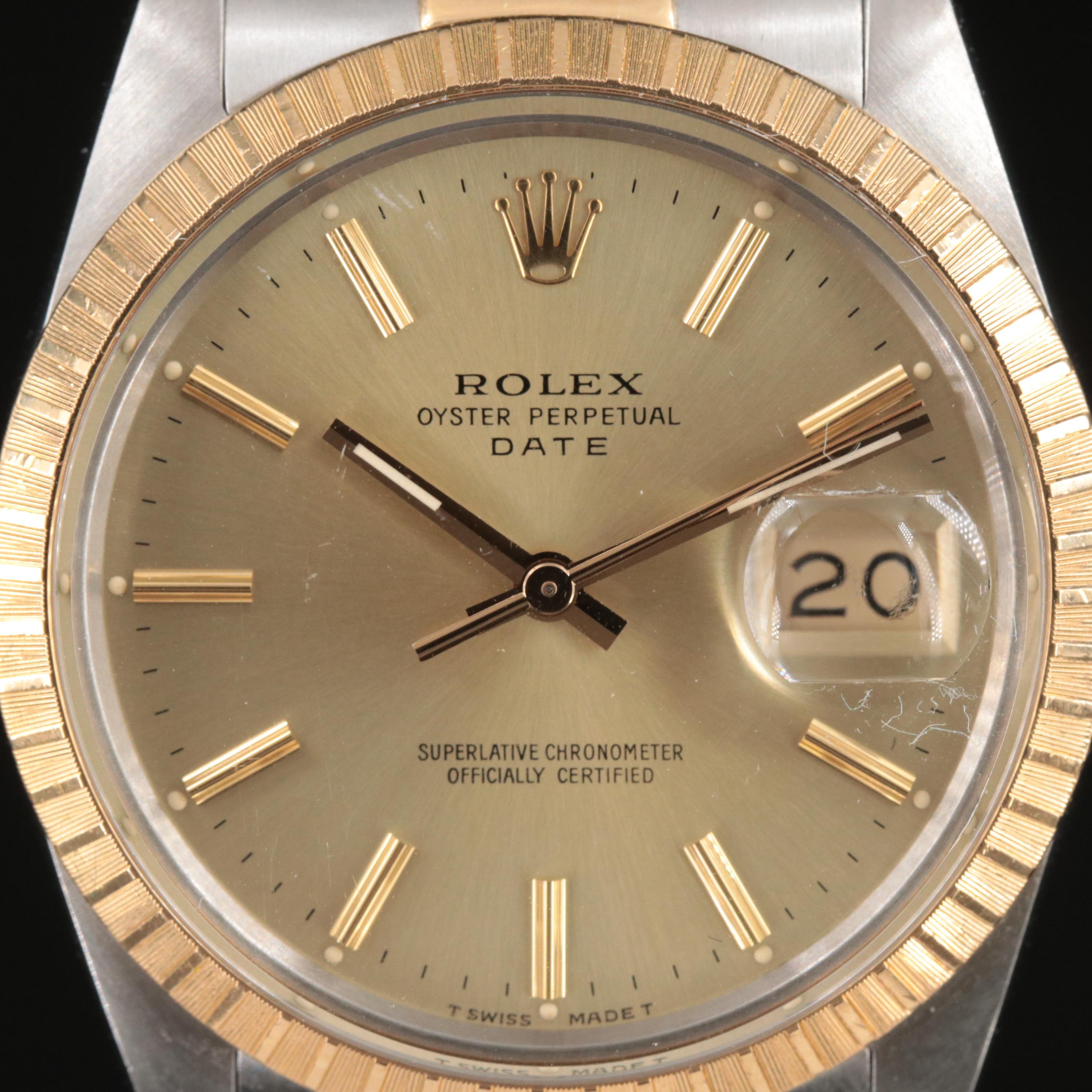 1987 Rolex Oyster Perpetual Date Watch