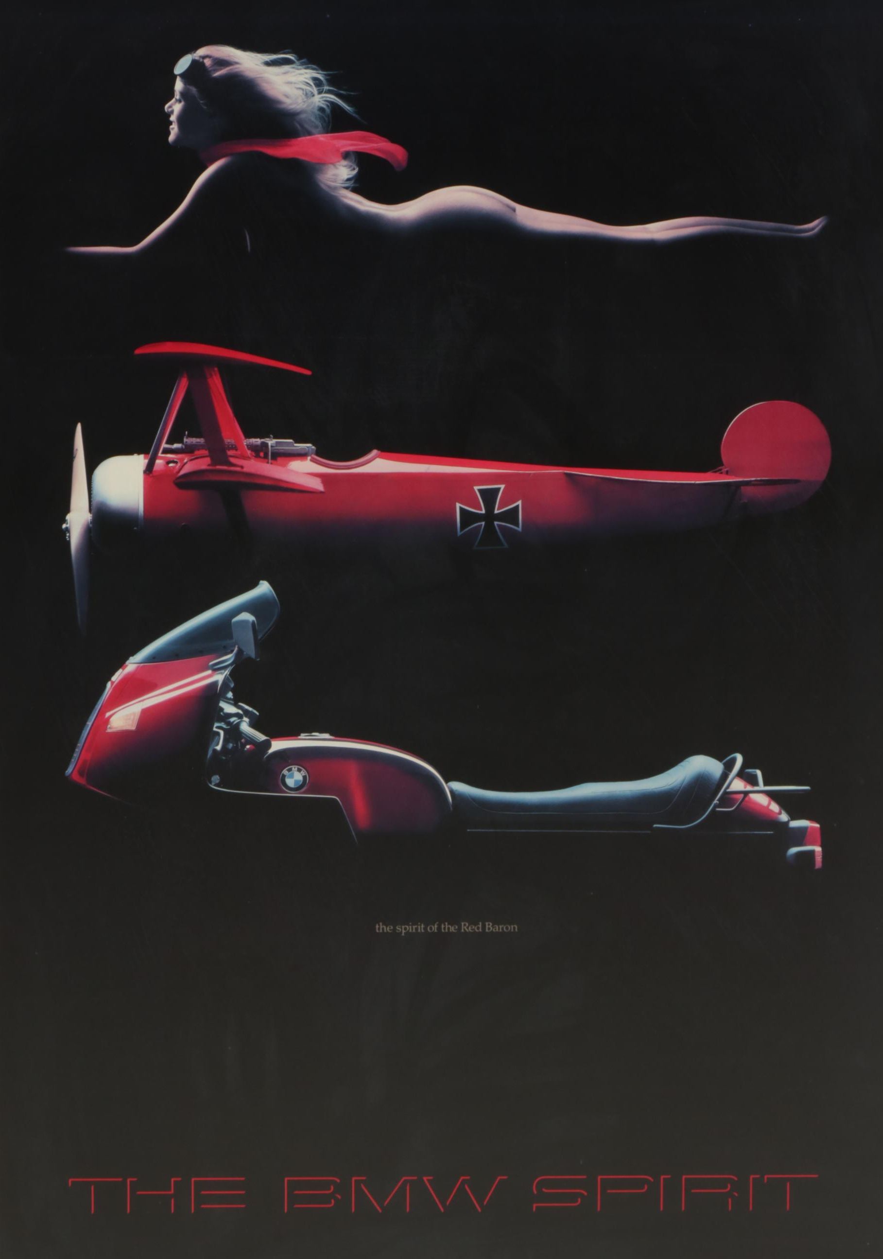 BMW Motorcycle Offset Lithograph Posters, Circa 1984