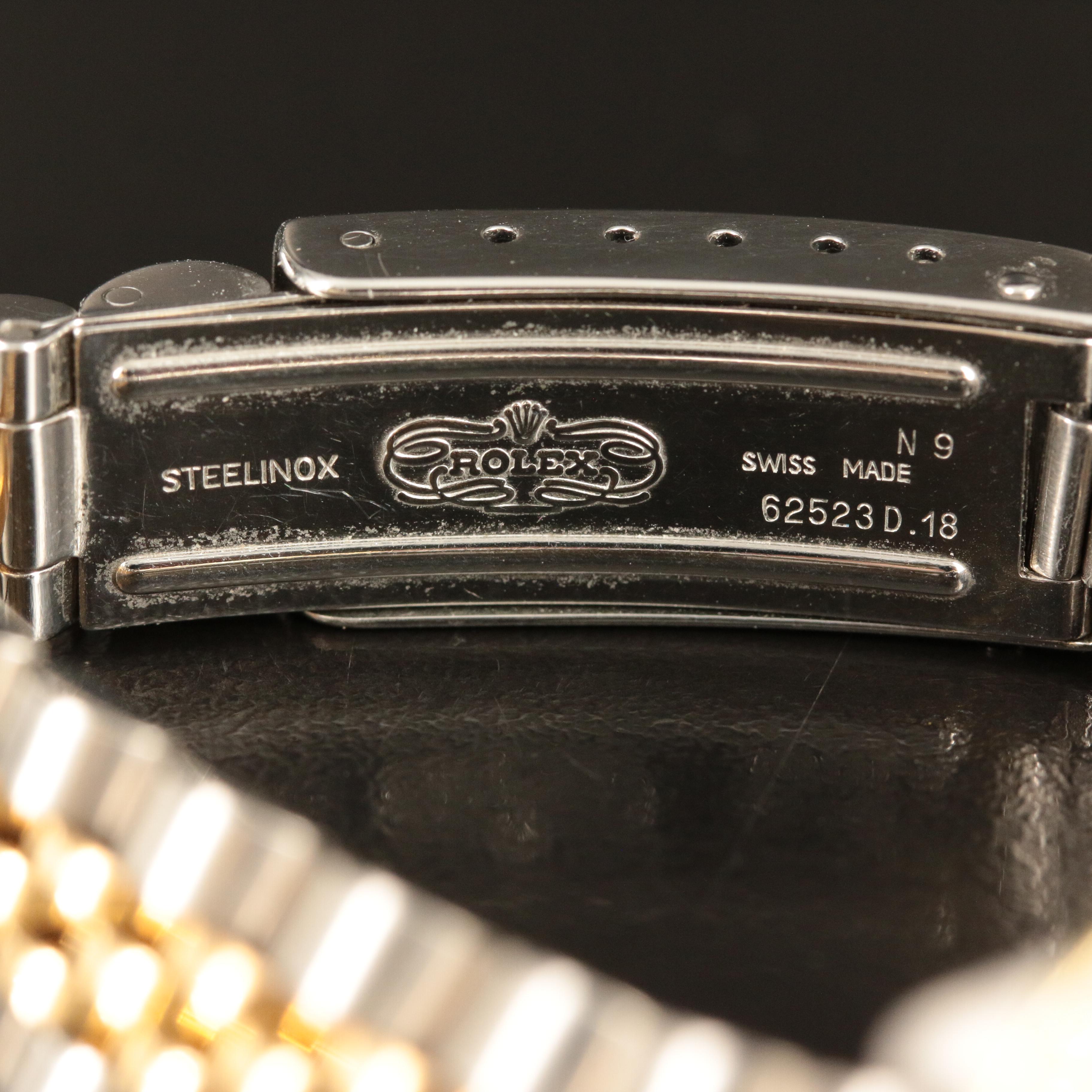 1986 Rolex Custom Diamond Dial and Bezel Datejust Watch