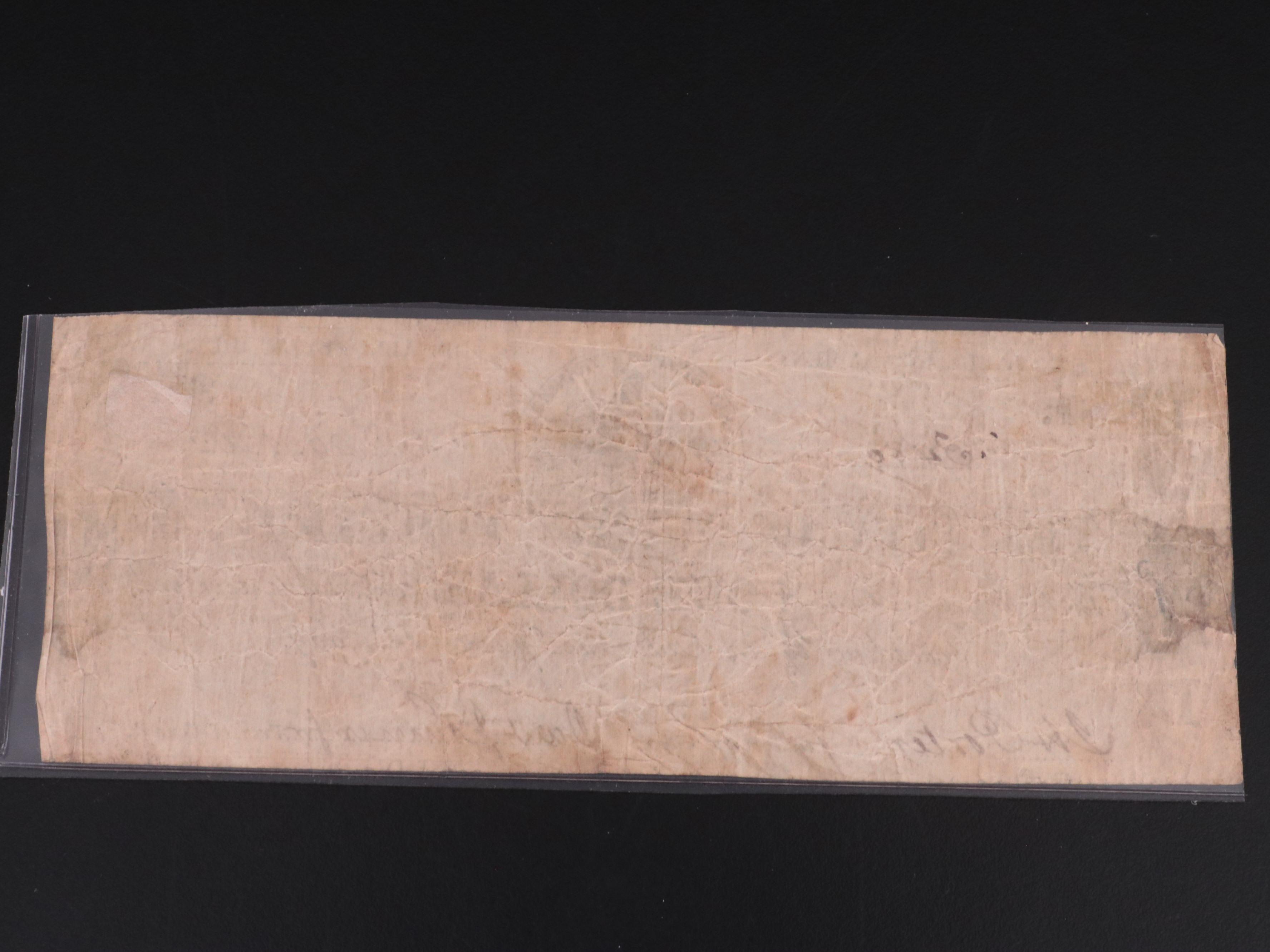 Three Obsolete 19th Century Banknotes