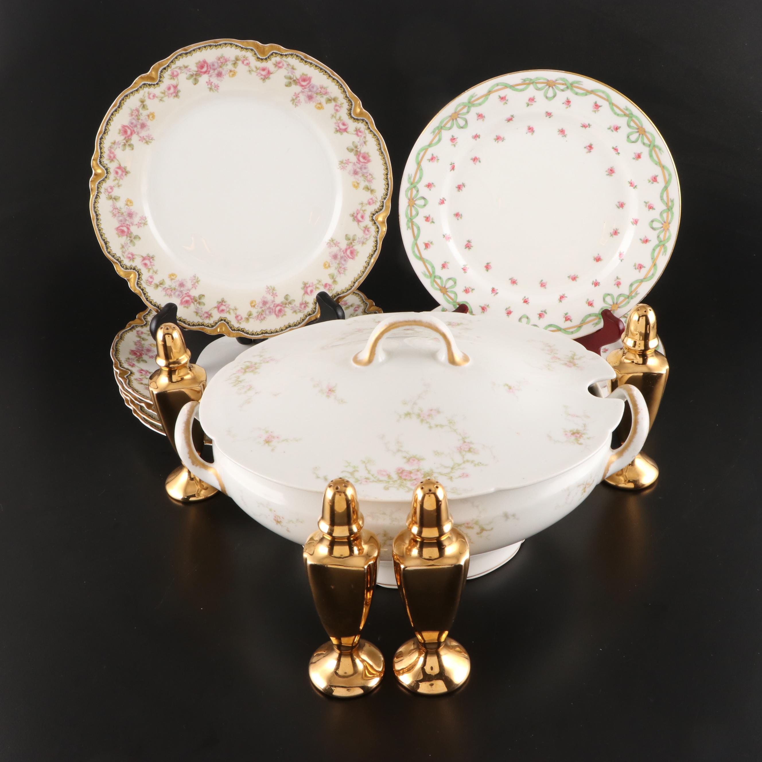 Haviland with Minton and Other  Dinnerware and Serveware