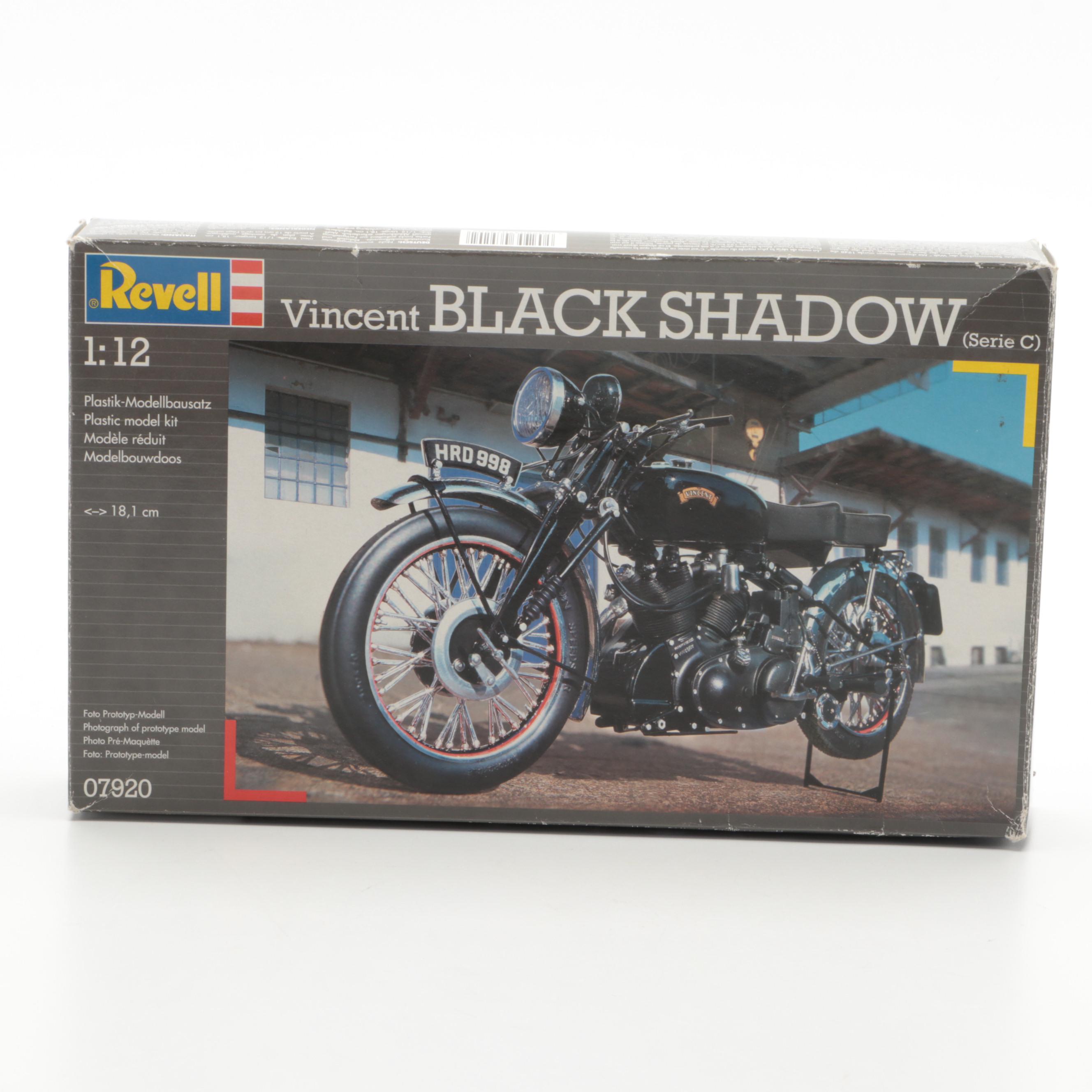 Vincent Black Shadow Model Motorcycle Kit with Model Engine Kit and More
