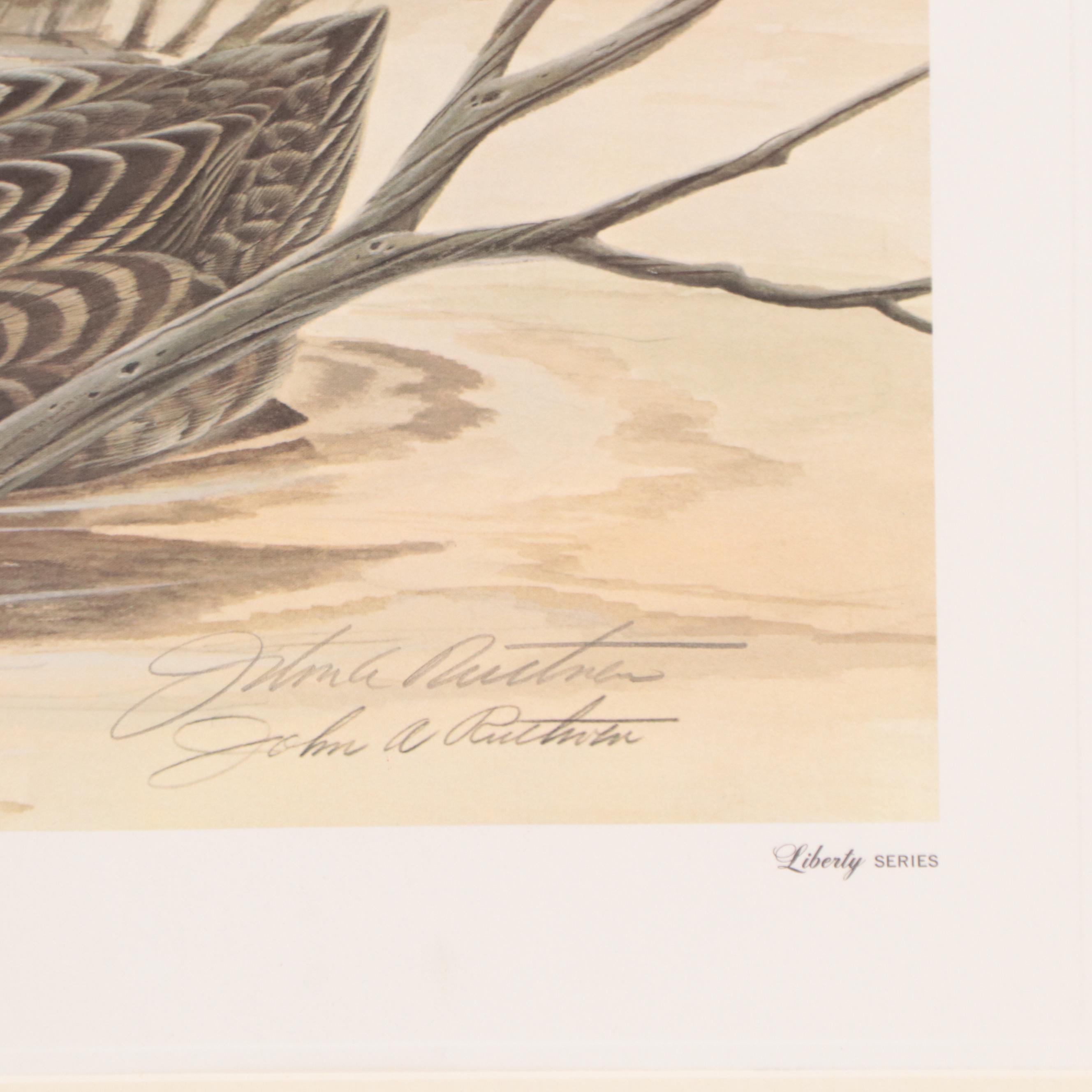 John A. Ruthven Offset Lithograph "Blue-Winged Teal"