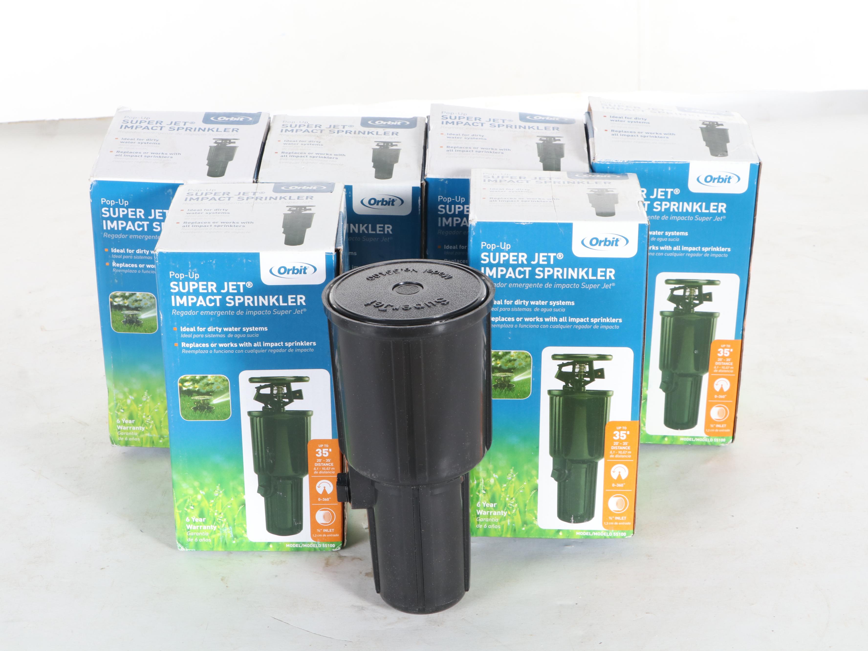 Orbit Pop-Up Super Jet Impact Sprinkler Components