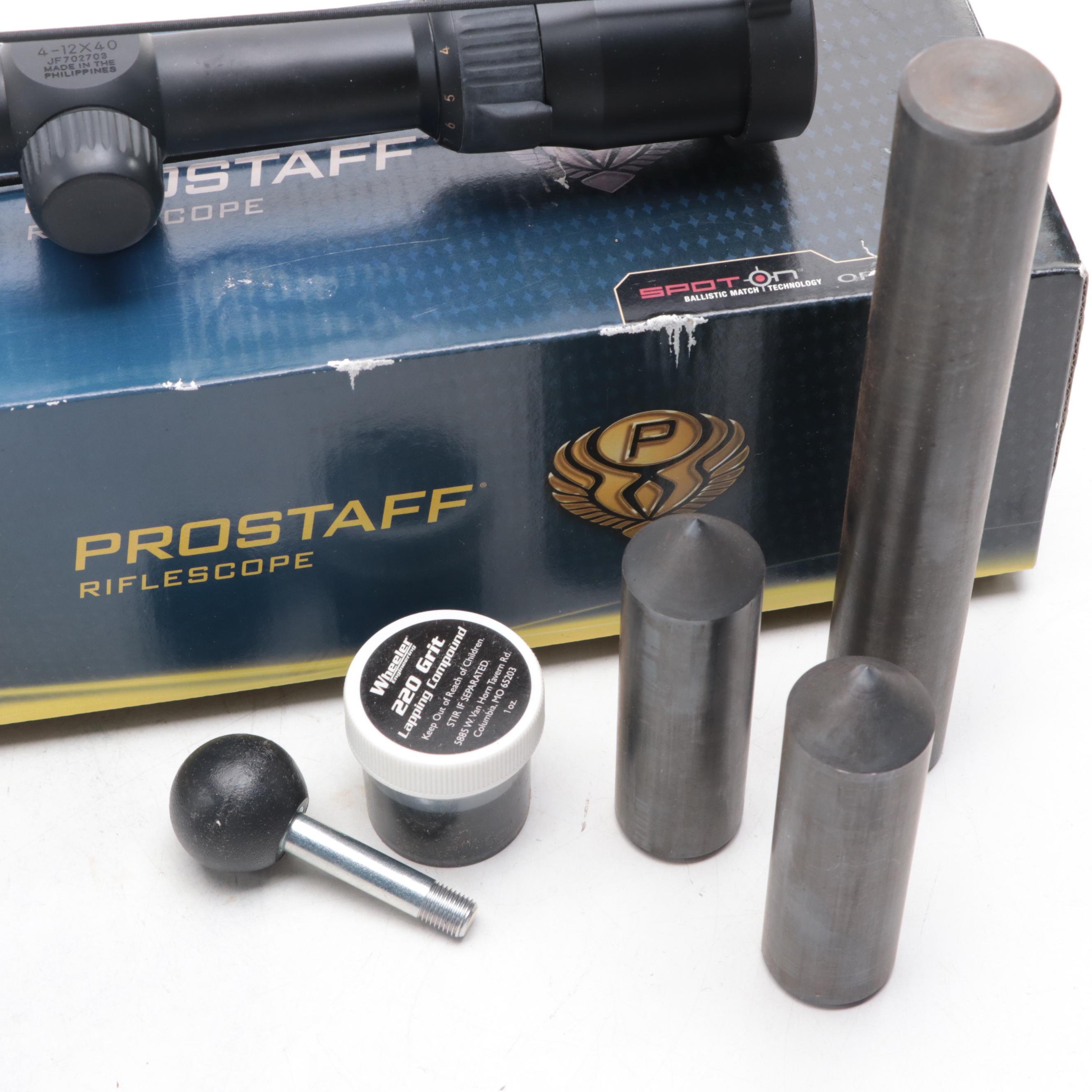 Nikon Prostaff Rifle Scope, Other Ring Alignment and Lapping Kit with Pouches