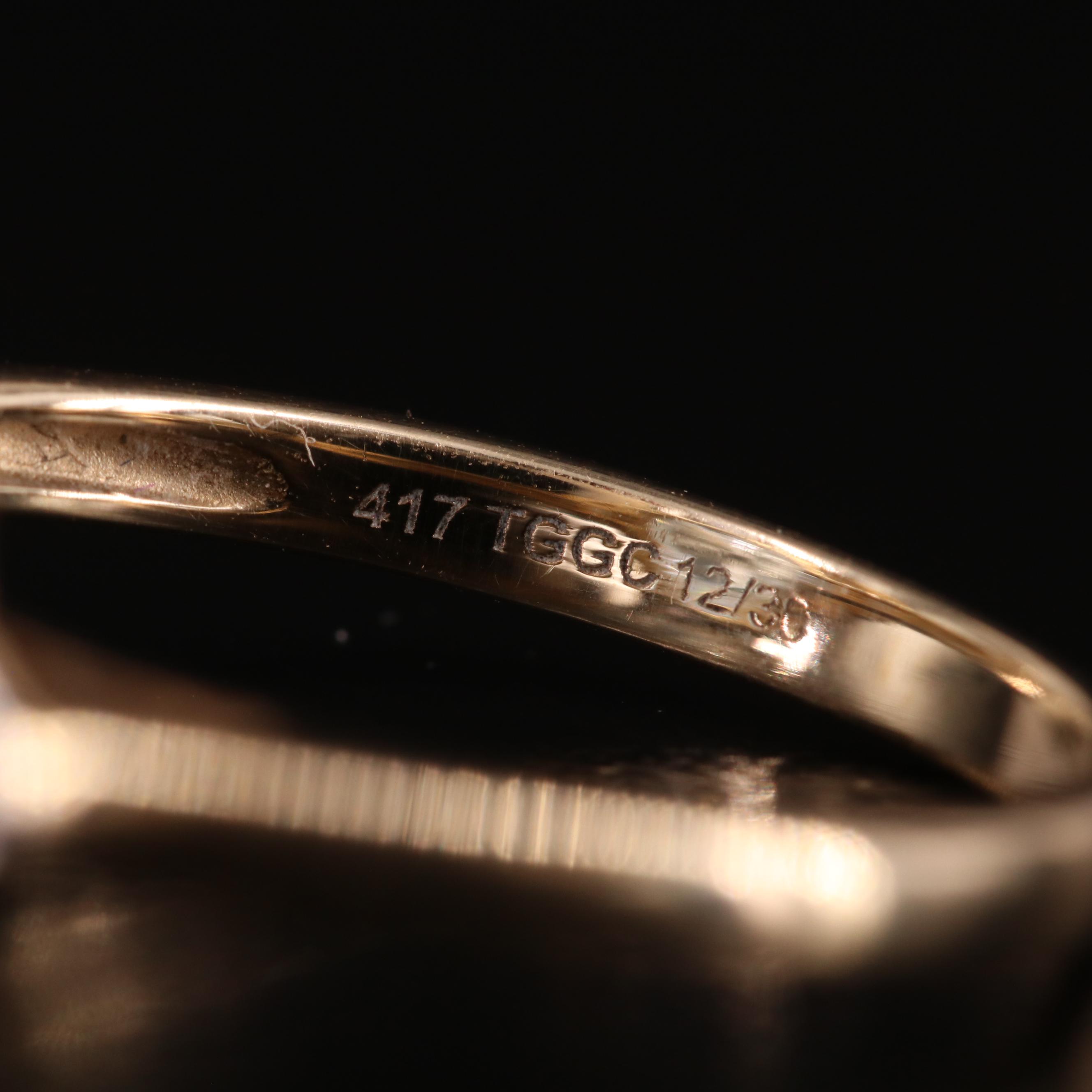 Glenn Lehrer 10K Sky Blue Topaz and Diamond Ring