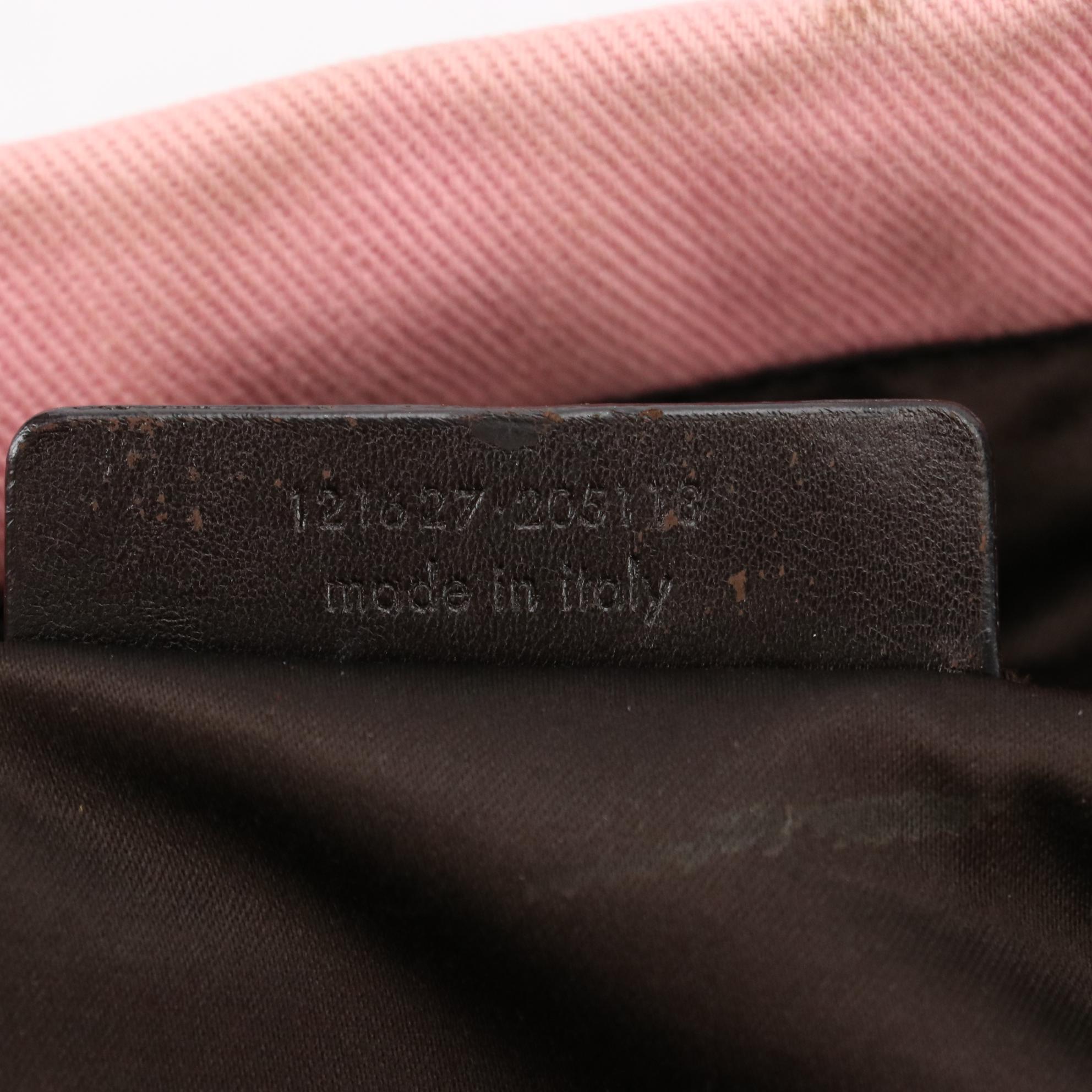 Yves Saint Laurent Tote Bag in Canvas with YSL Monogram Logo and Leather Trim