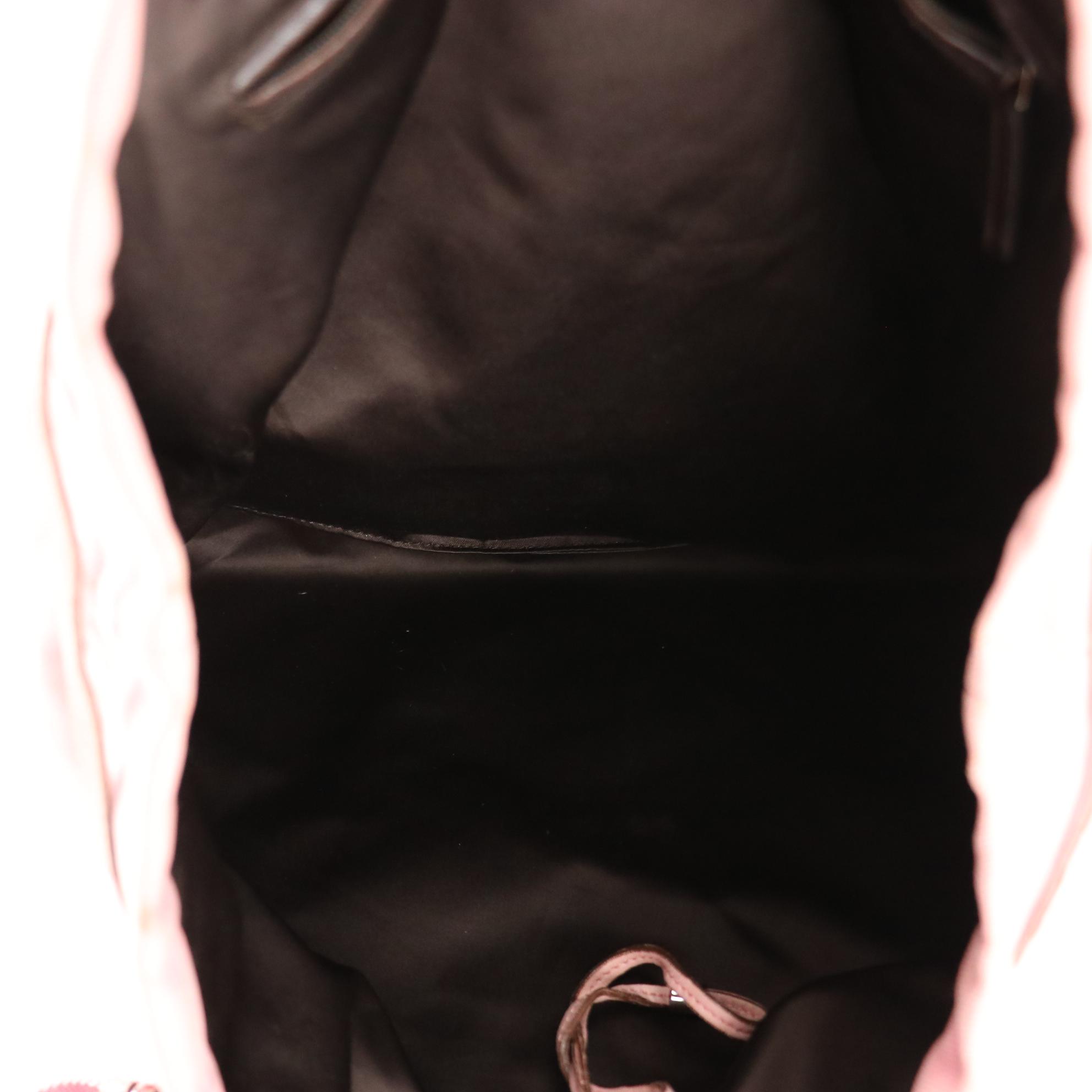 Yves Saint Laurent Tote Bag in Canvas with YSL Monogram Logo and Leather Trim