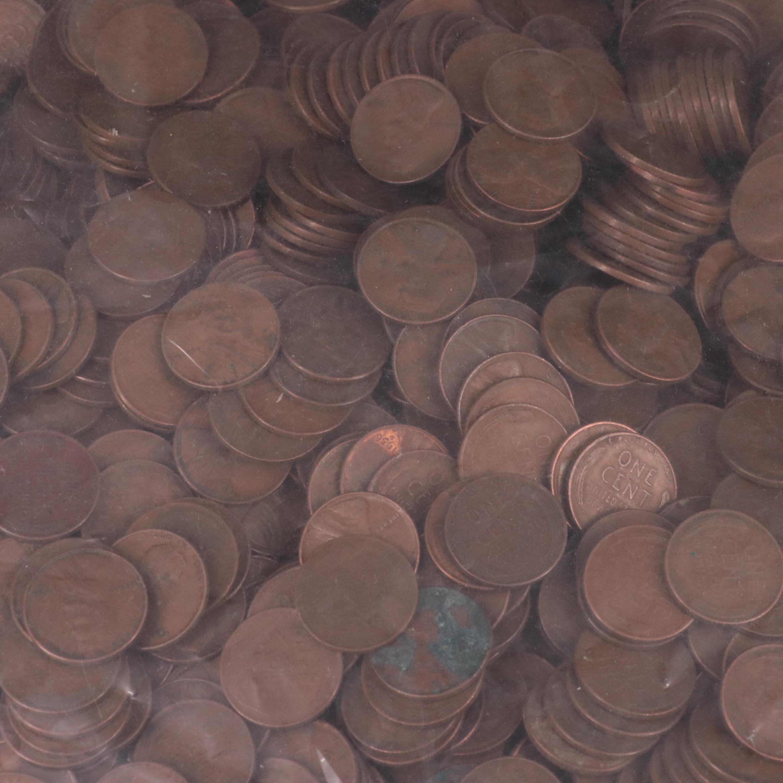 Bag of 5000 Wheat Cents