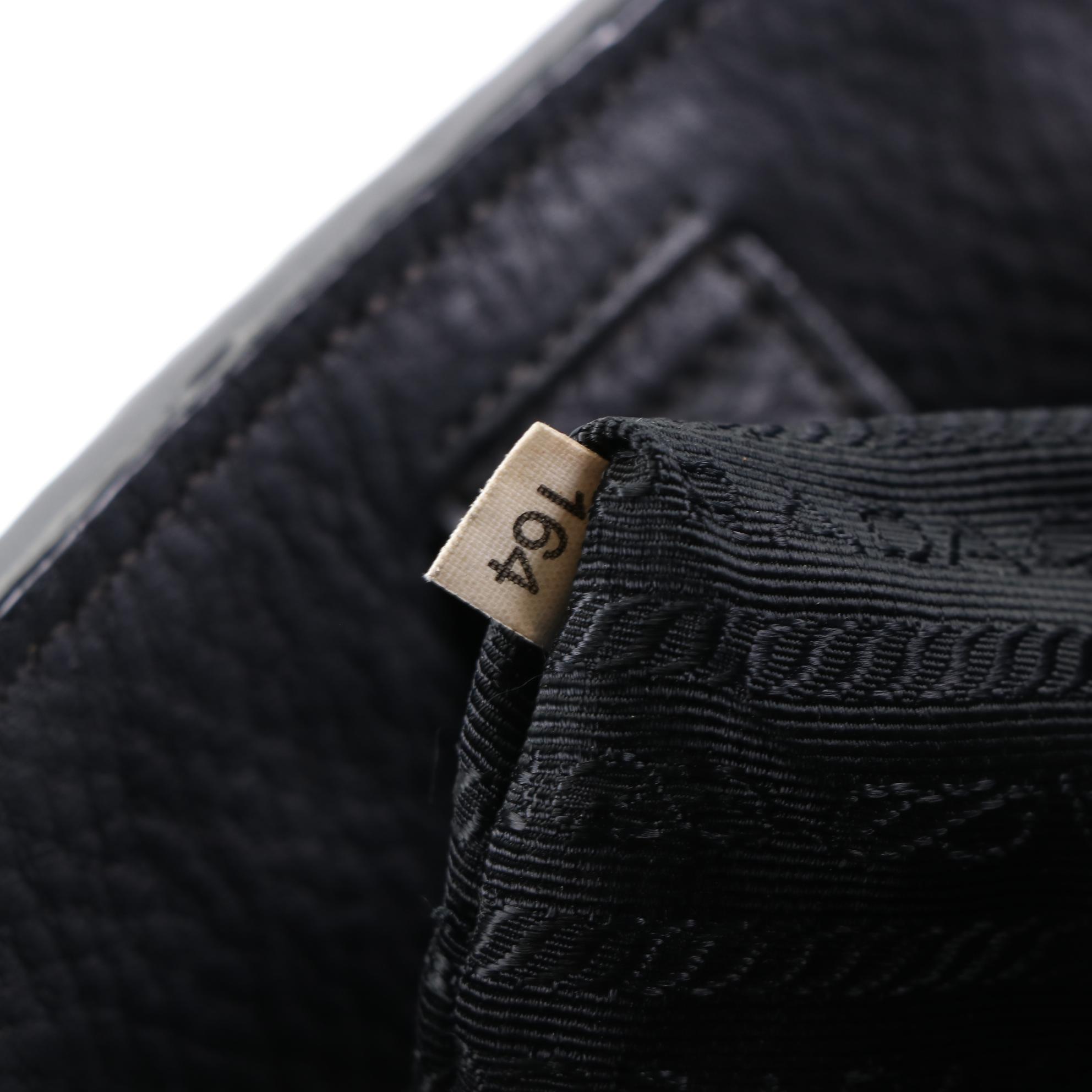 Prada Front Pocket Convertible Tote in Vitello Daino Leather