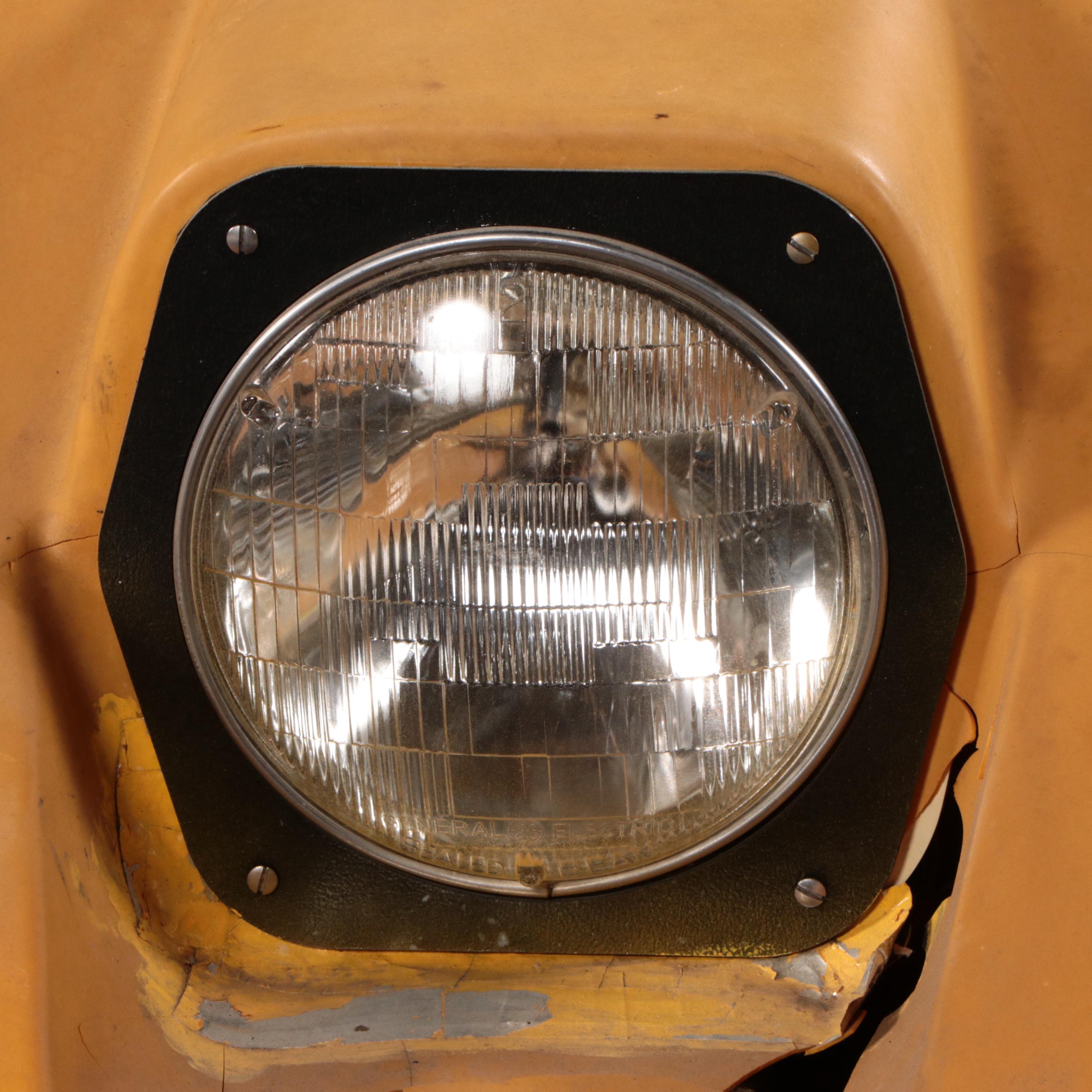 Sebring-Vanguard Yellow SV-48 EV Citicar Electric Car, Circa 1975