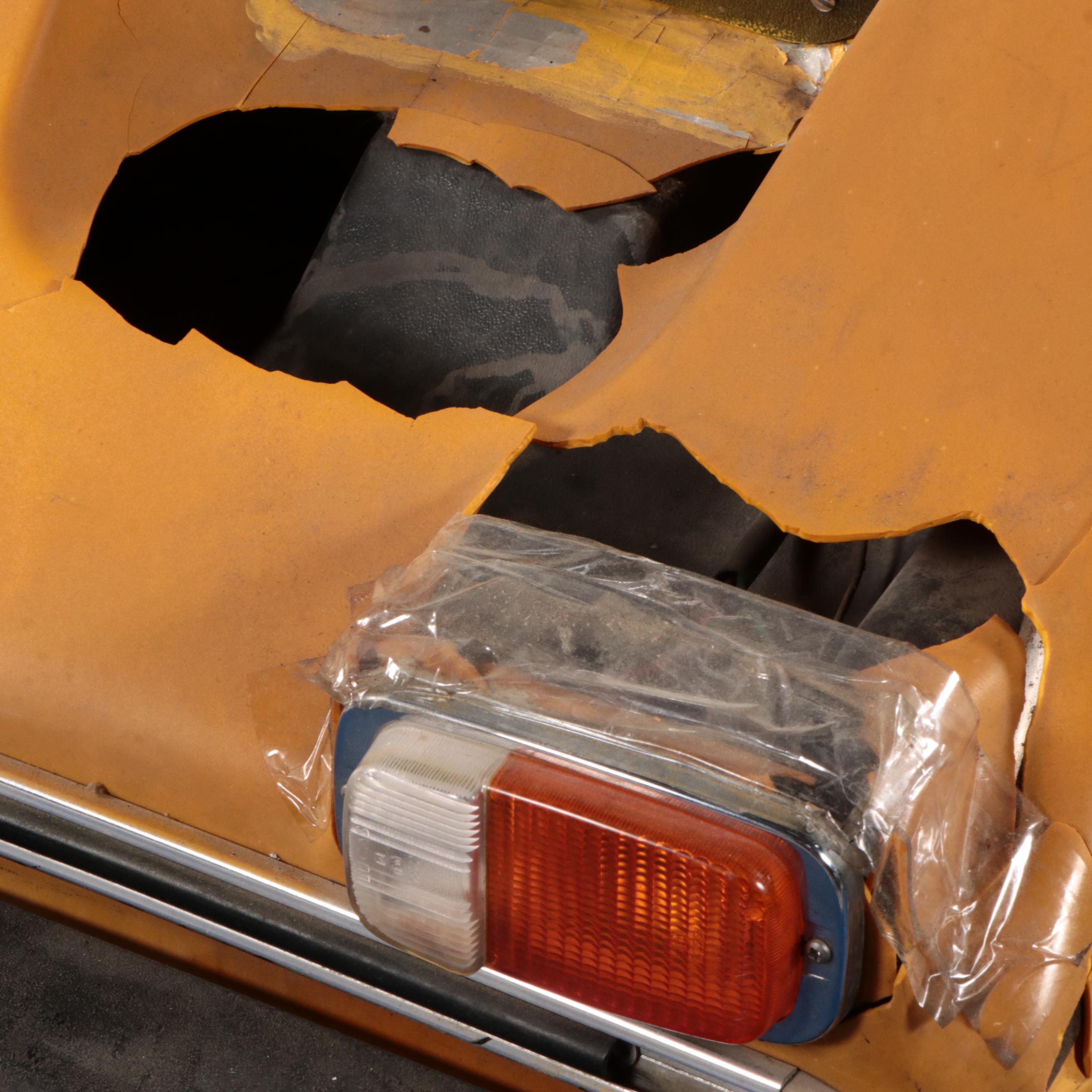 Sebring-Vanguard Yellow SV-48 EV Citicar Electric Car, Circa 1975