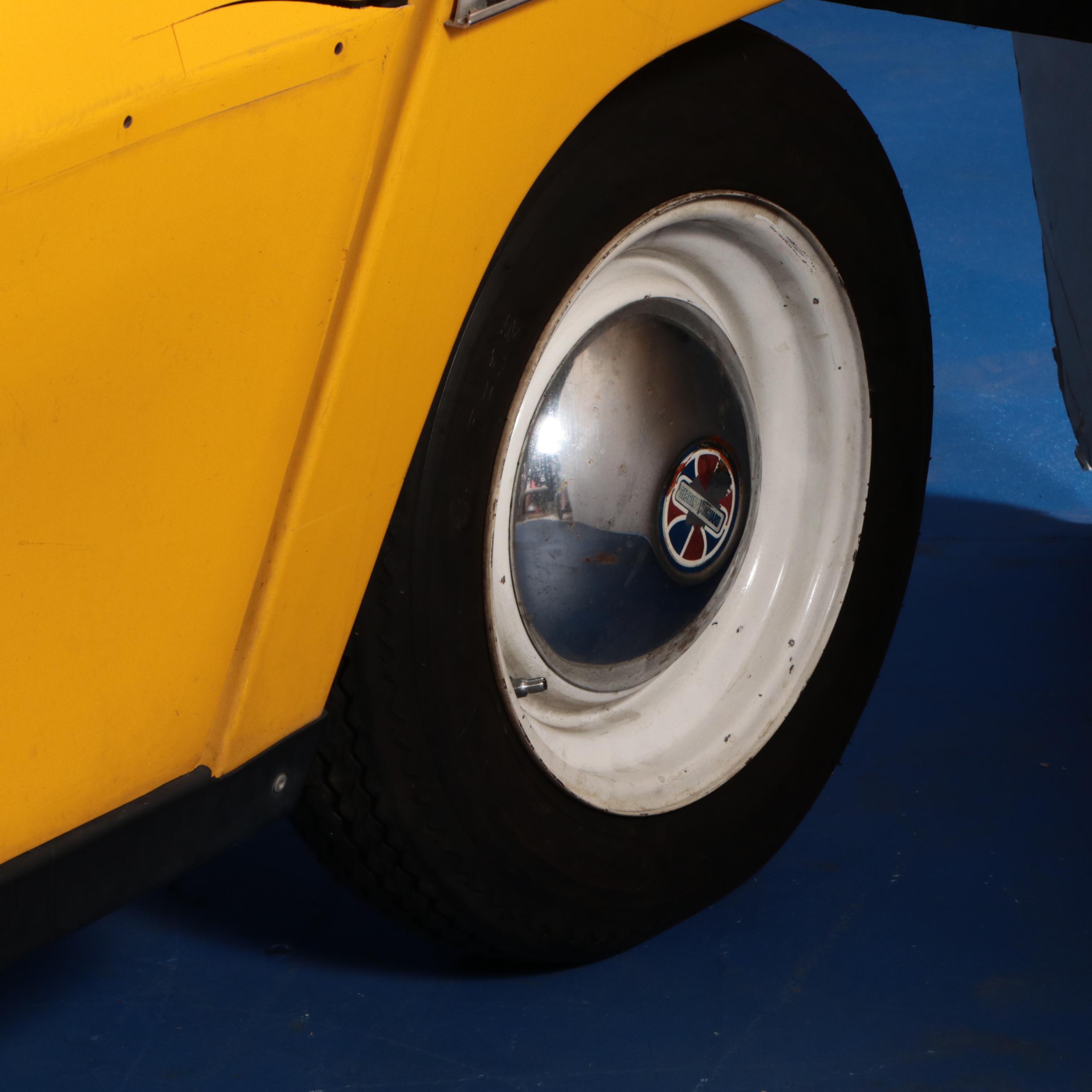 Sebring-Vanguard Yellow SV-48 EV Citicar Electric Car, Circa 1975
