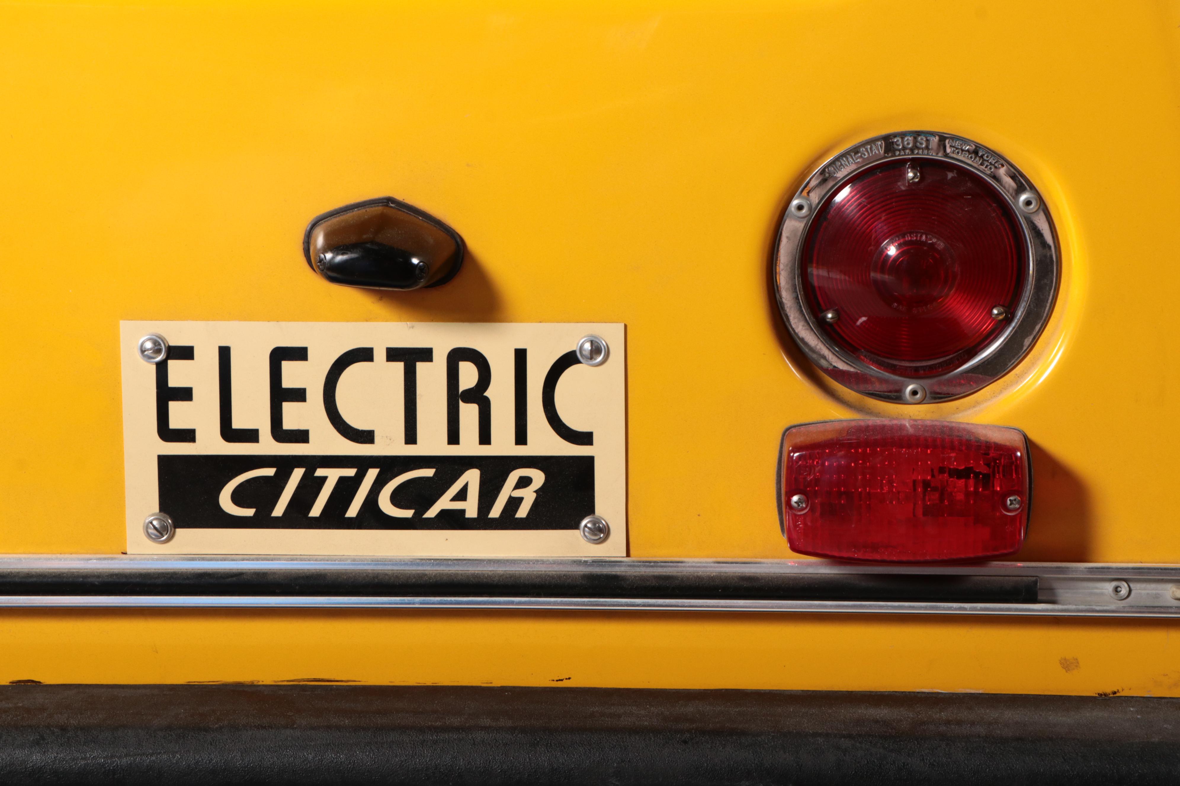 Sebring-Vanguard Yellow SV-48 EV Citicar Electric Car, Circa 1975