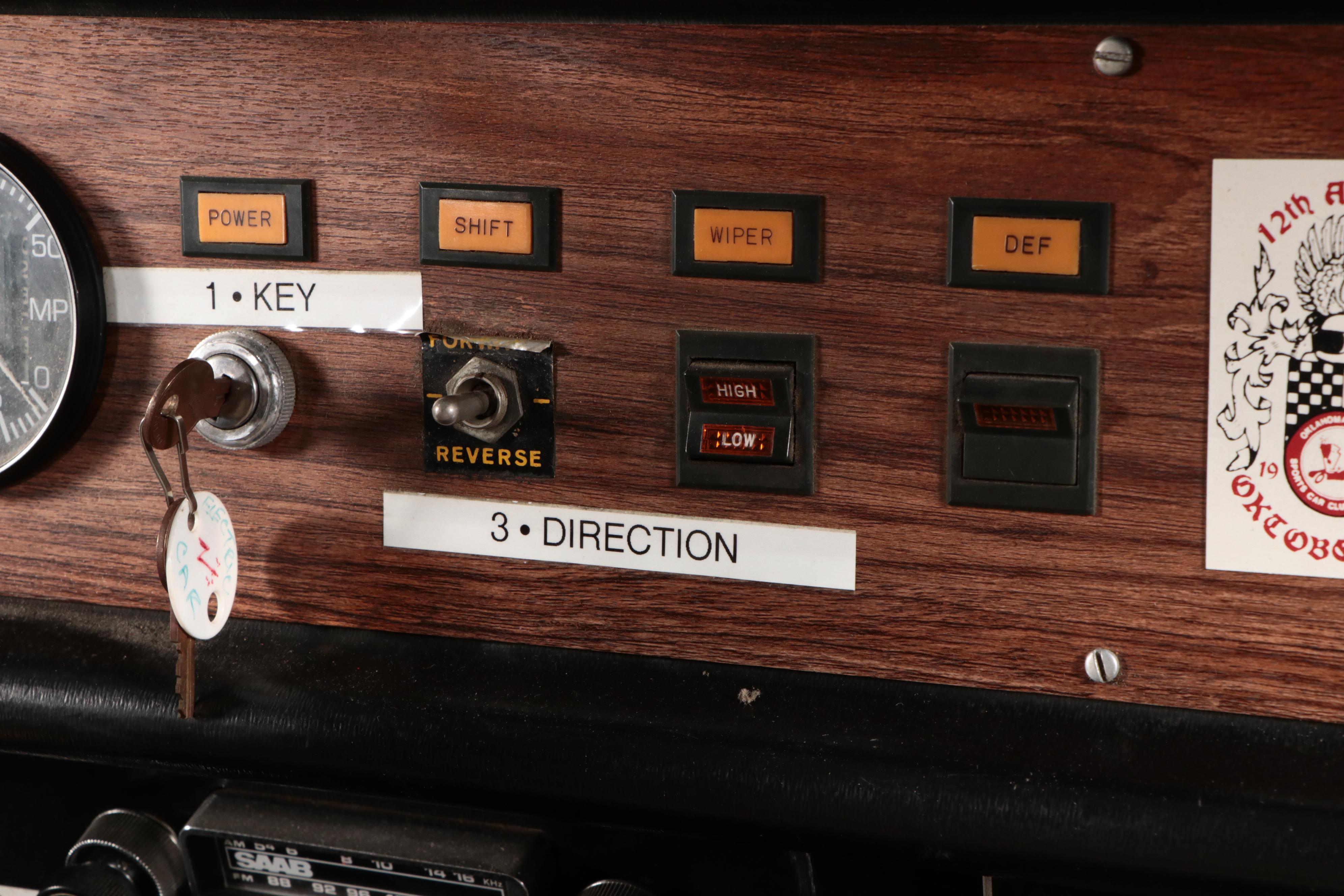 Sebring-Vanguard Yellow SV-48 EV Citicar Electric Car, Circa 1975