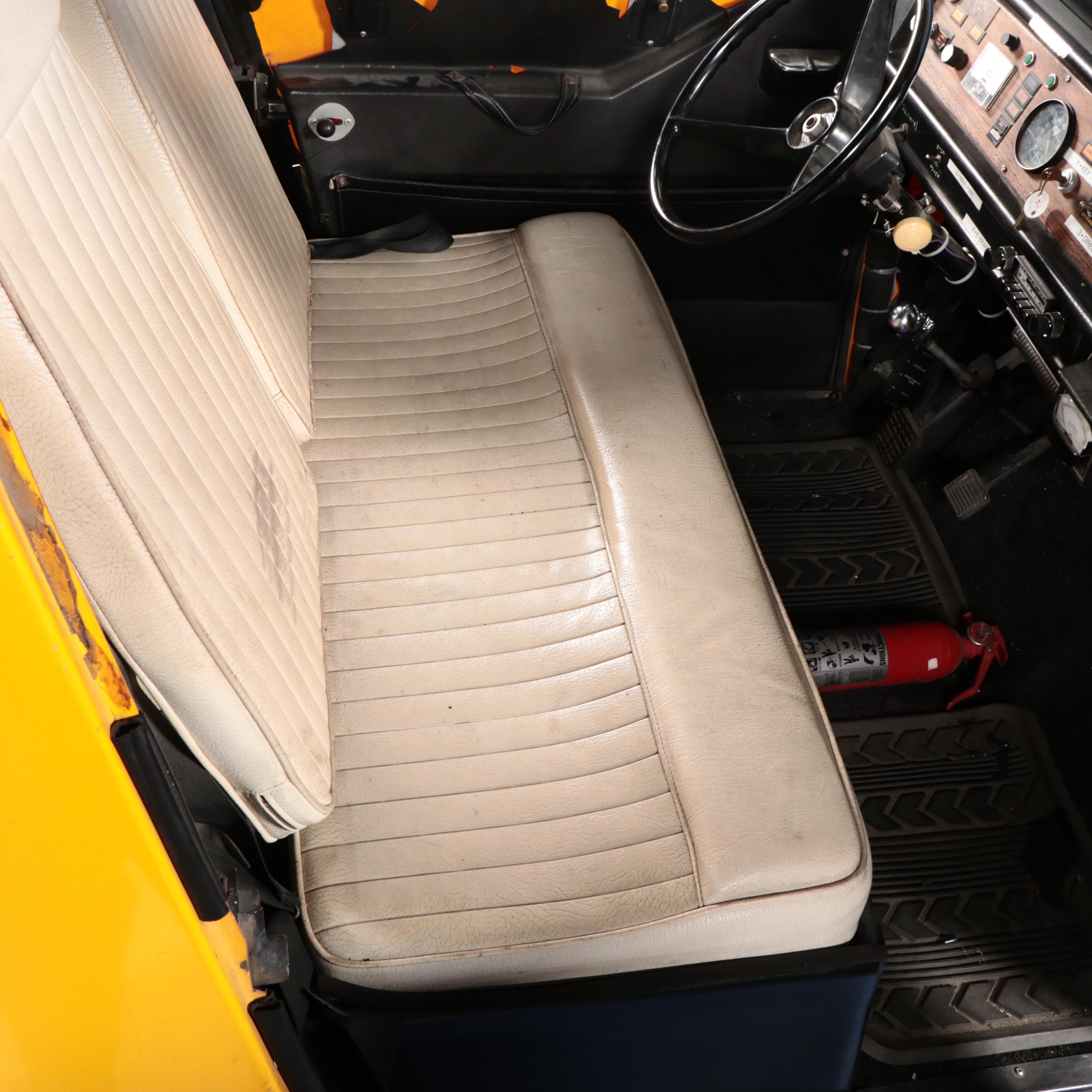 Sebring-Vanguard Yellow SV-48 EV Citicar Electric Car, Circa 1975