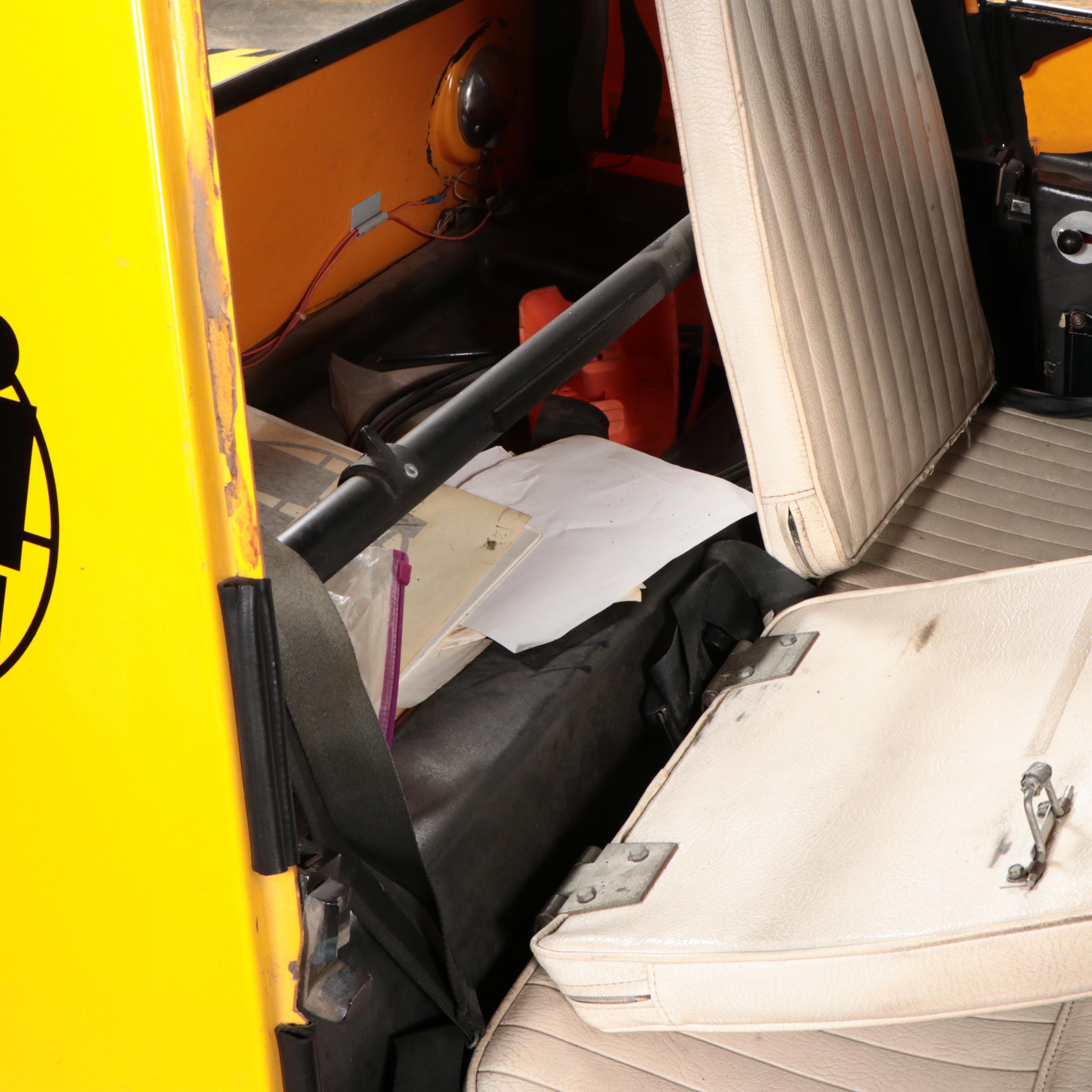 Sebring-Vanguard Yellow SV-48 EV Citicar Electric Car, Circa 1975