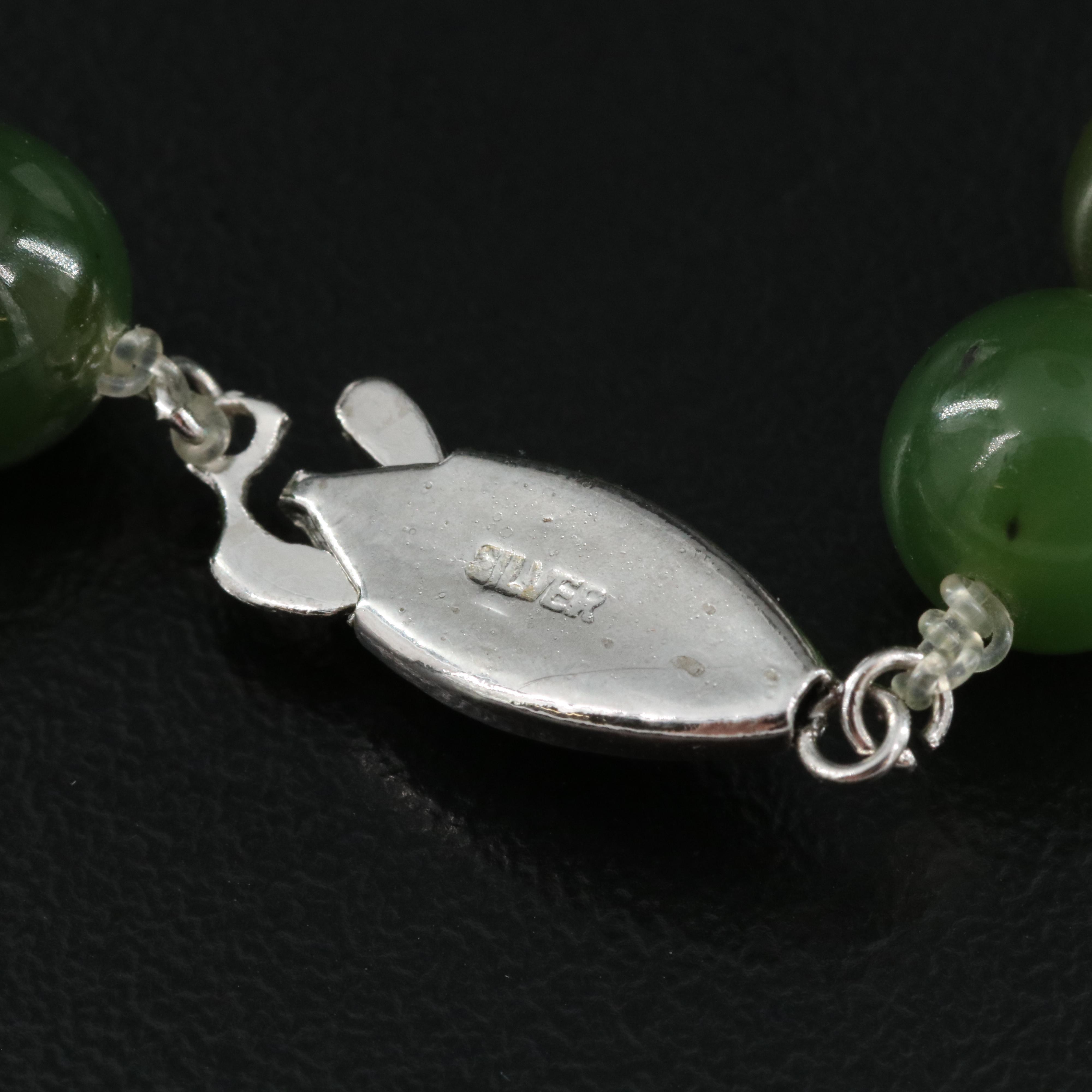Nephrite Bead Necklace