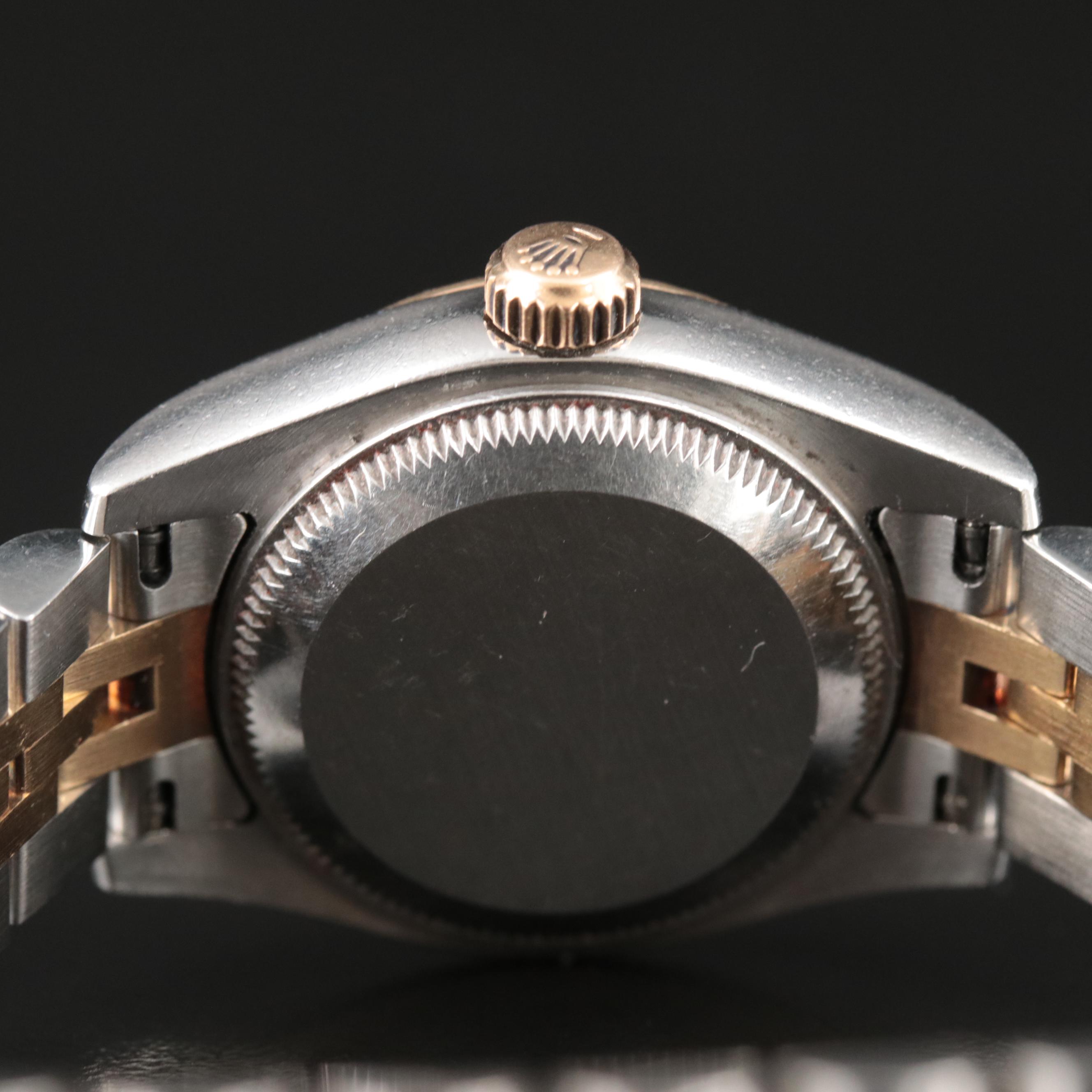 2005 Rolex Oyster Perpetual Factory Diamond Dial Datejust Watch