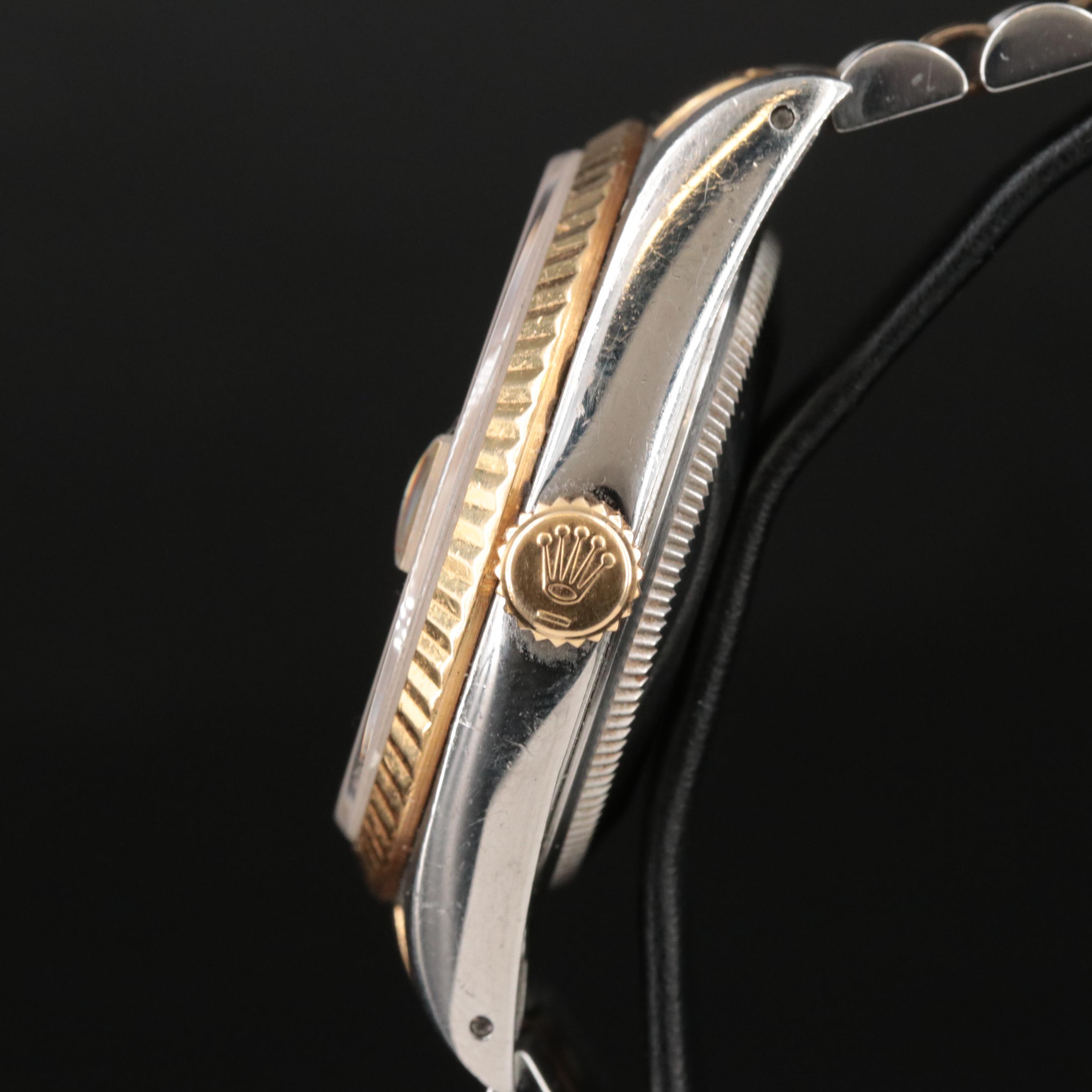 1991 Rolex Oyster Perpetual Datejust 18K and Stainless Steel Watch