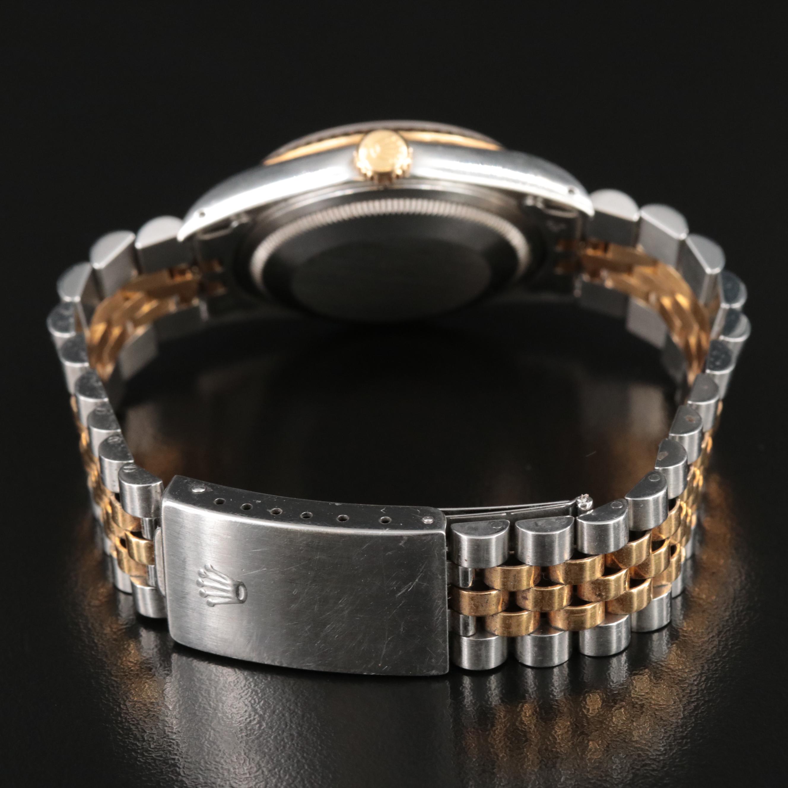 1991 Rolex Oyster Perpetual Datejust 18K and Stainless Steel Watch