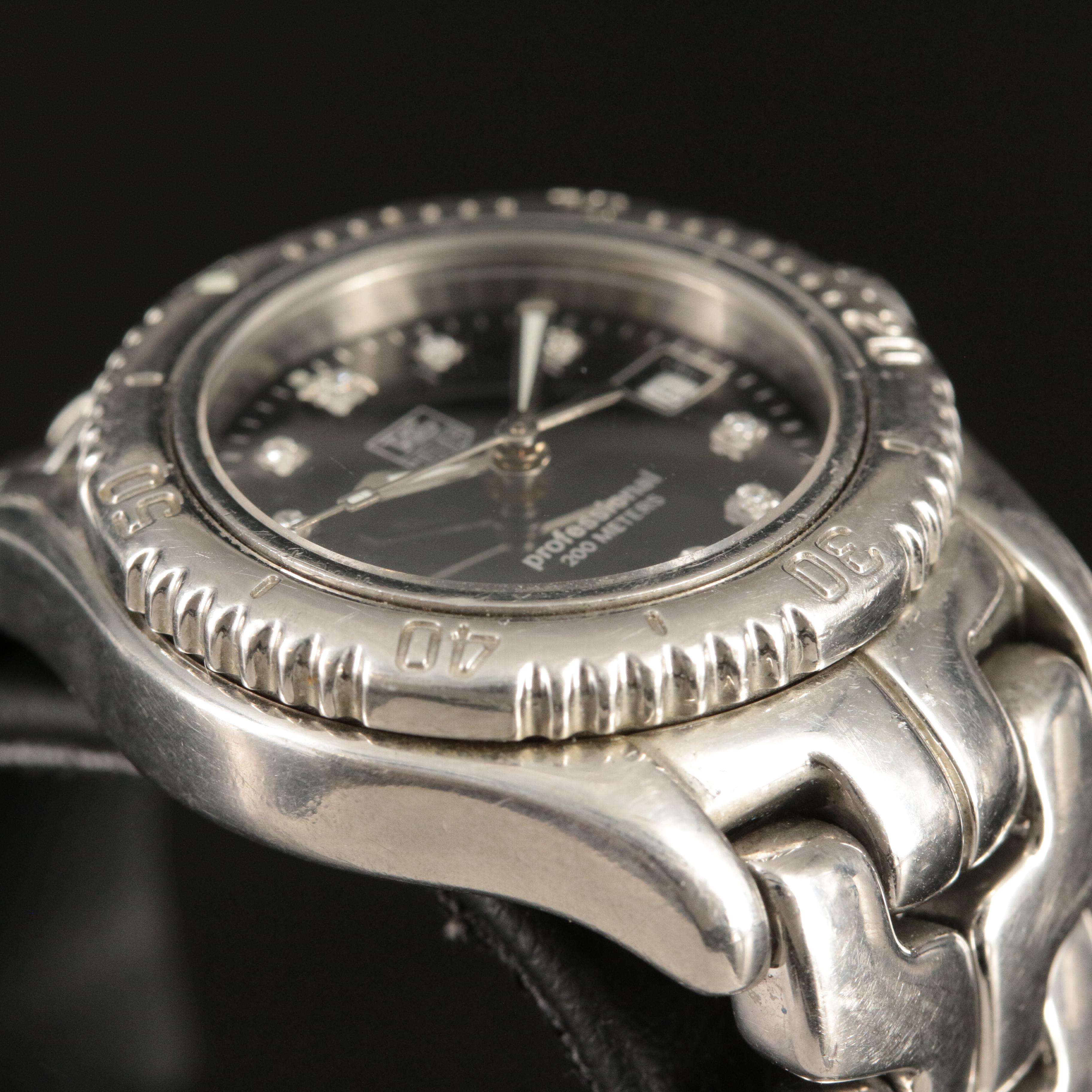 TAG Heuer Link Diamond Dial/Bezel Automatic Watch