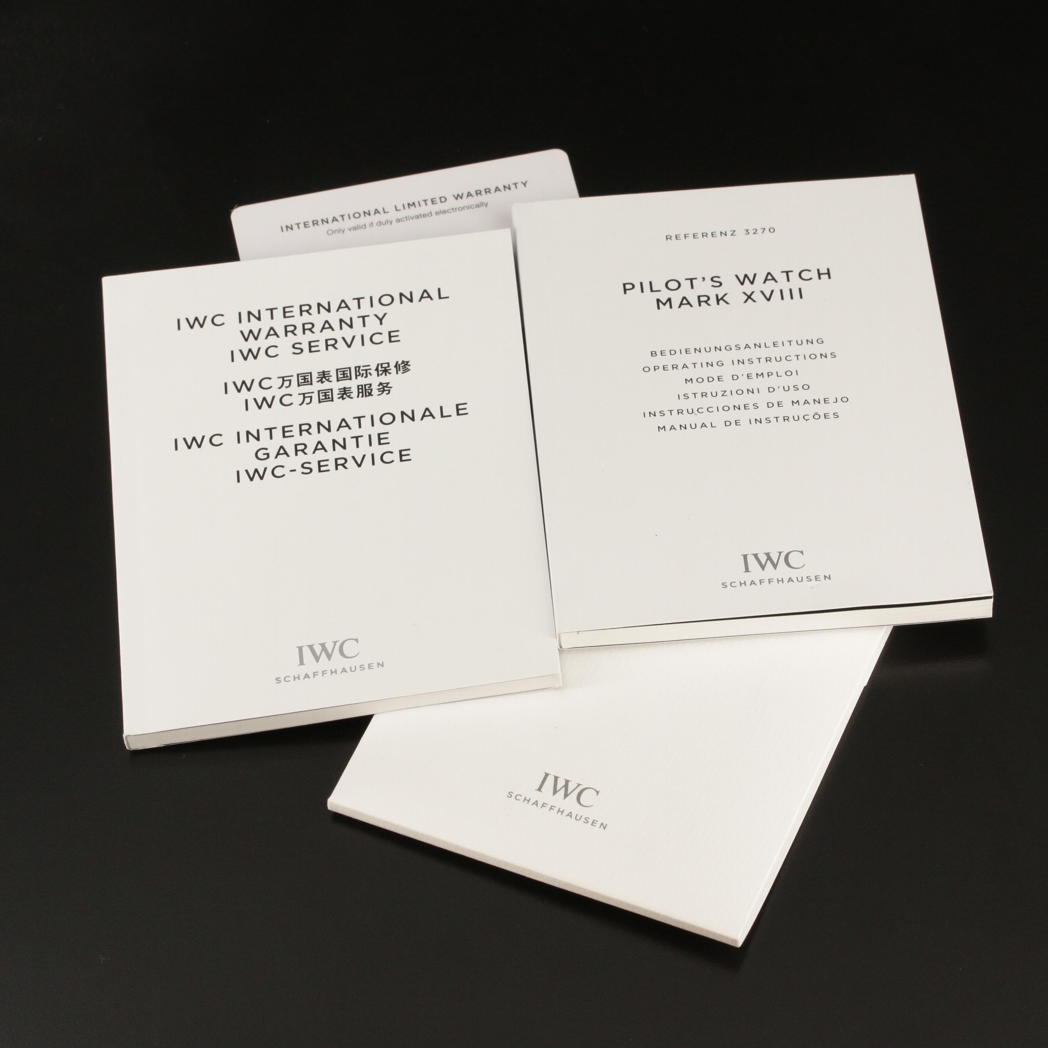 IWC Pilot Mark XVIII Automatic Watch