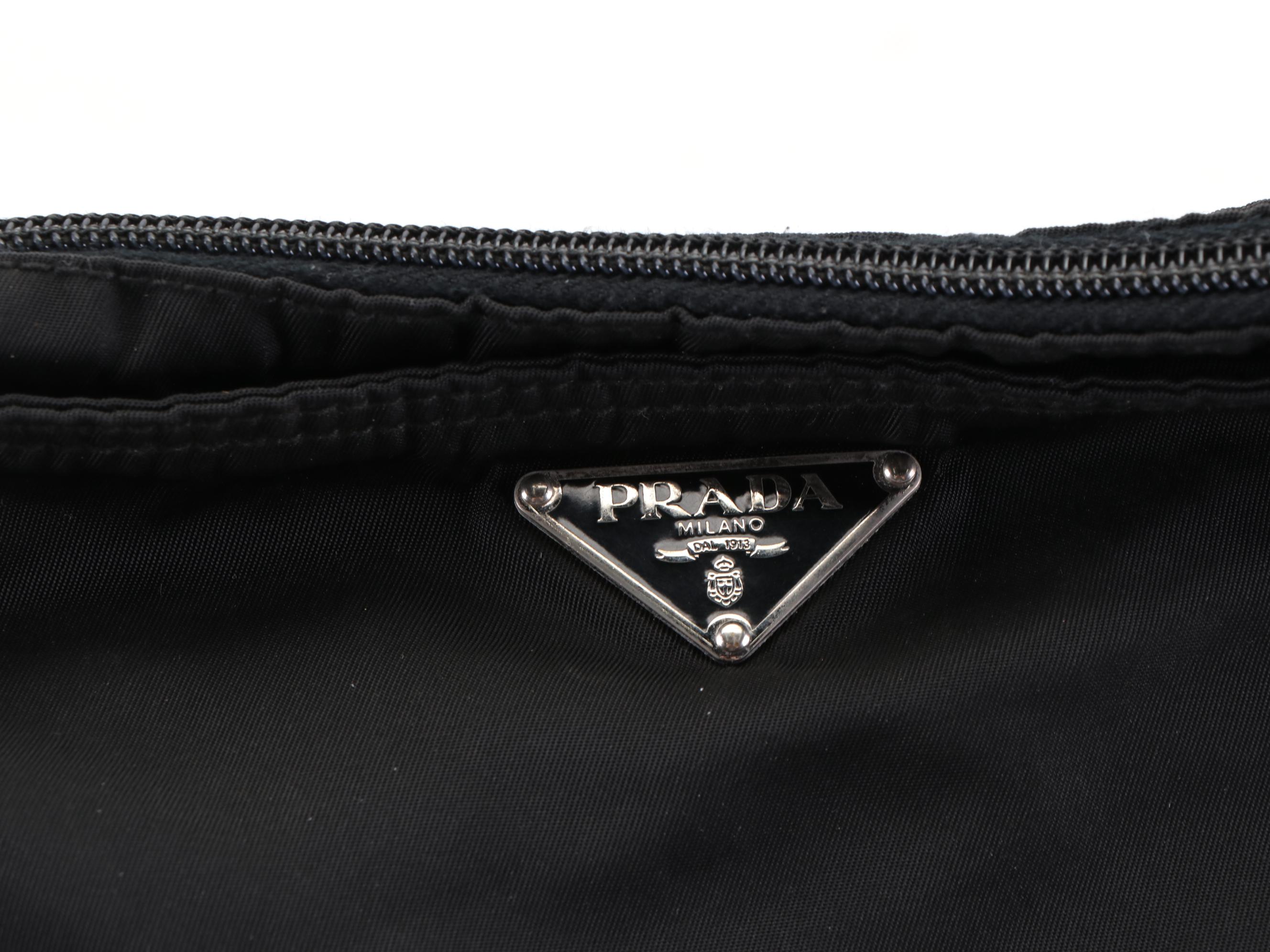 Prada Crossbody Bag in Black Tessuto Nylon