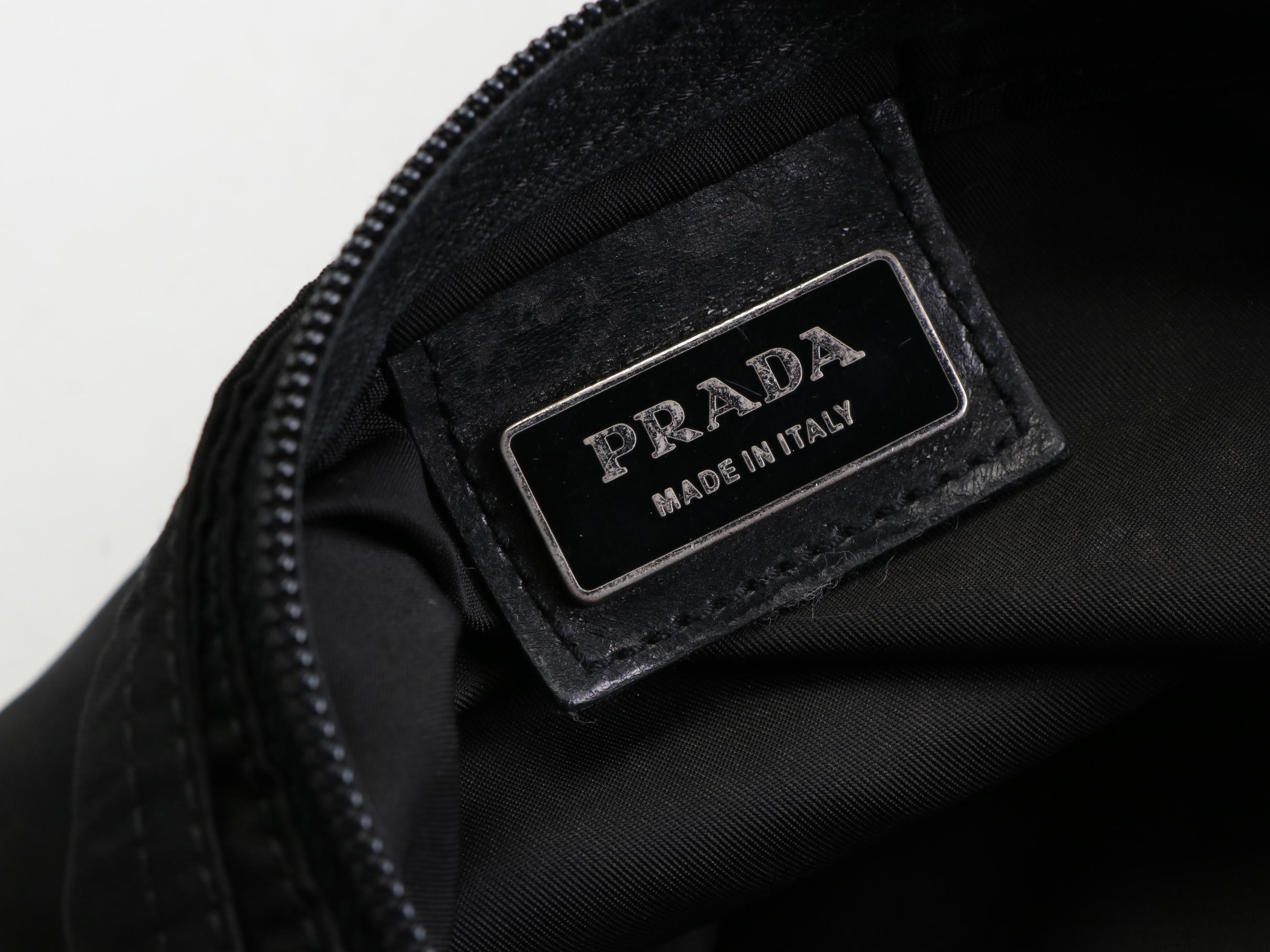 Prada Crossbody Bag in Black Tessuto Nylon