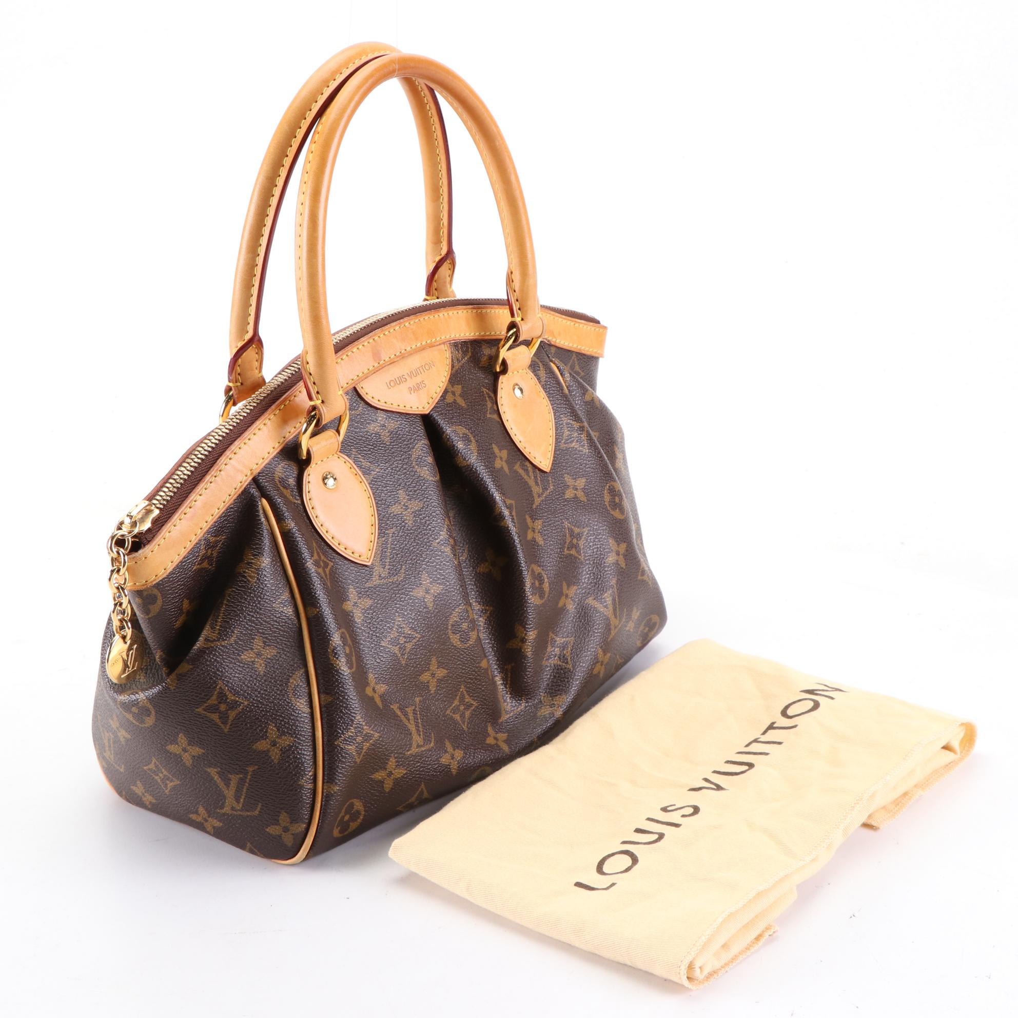 Louis Vuitton Tivoli PM Shoulder Bag in Monogram Canvas and Vachetta Leather