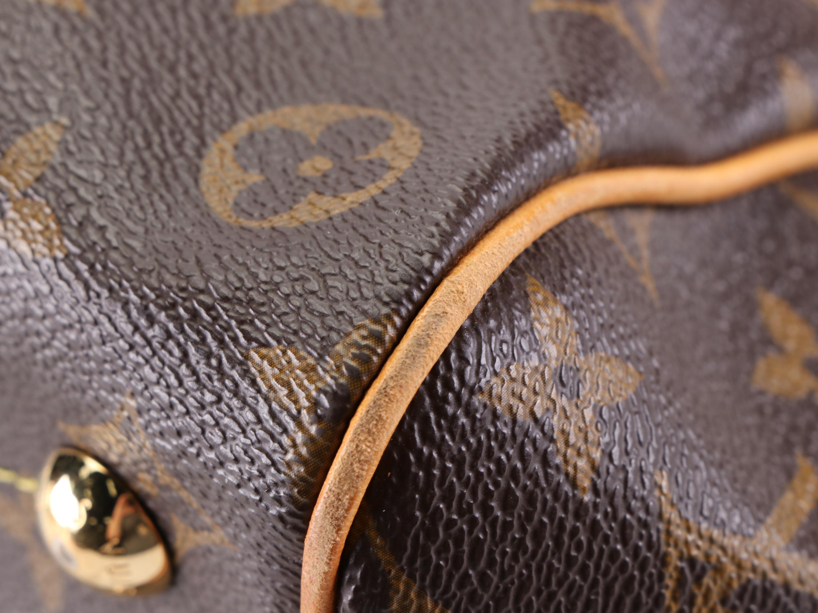 Louis Vuitton Tivoli PM Shoulder Bag in Monogram Canvas and Vachetta Leather