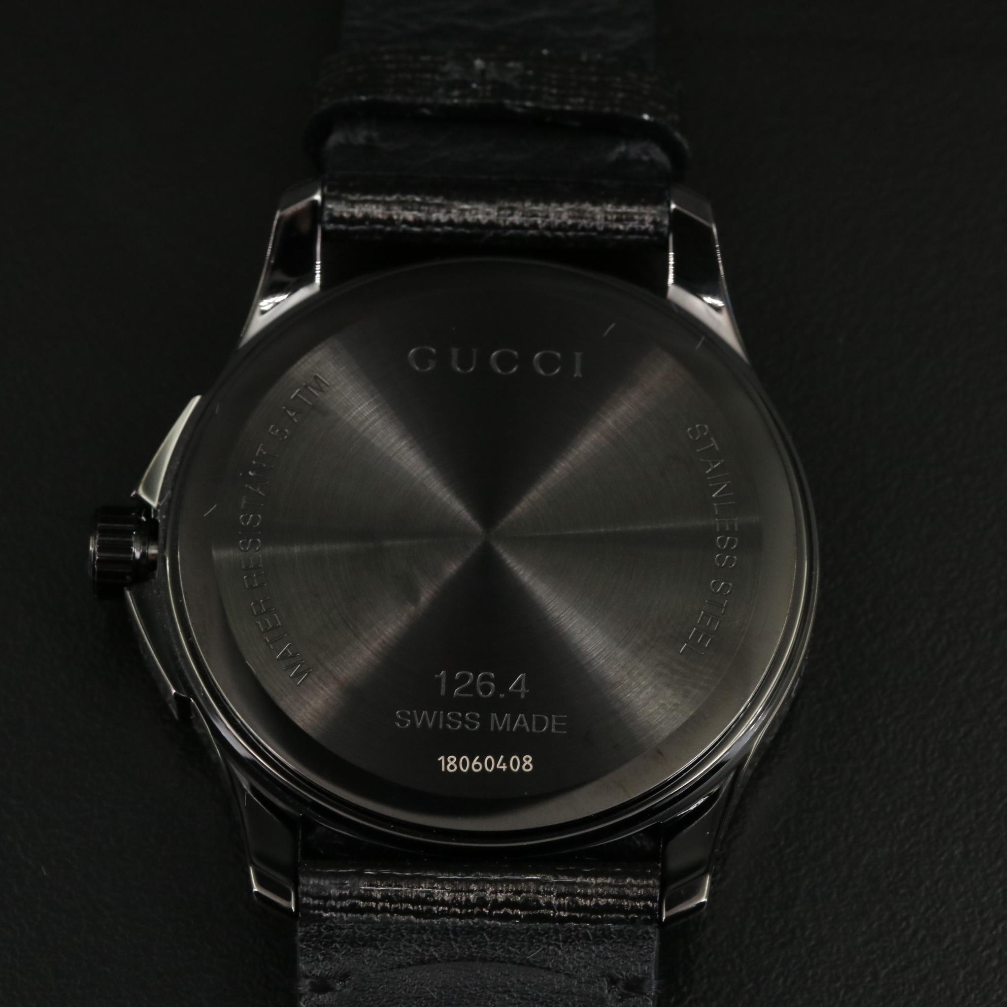 Gucci G-Timeless Ghost Stainless Steel, PVD and Canvas 38 Quartz Watch