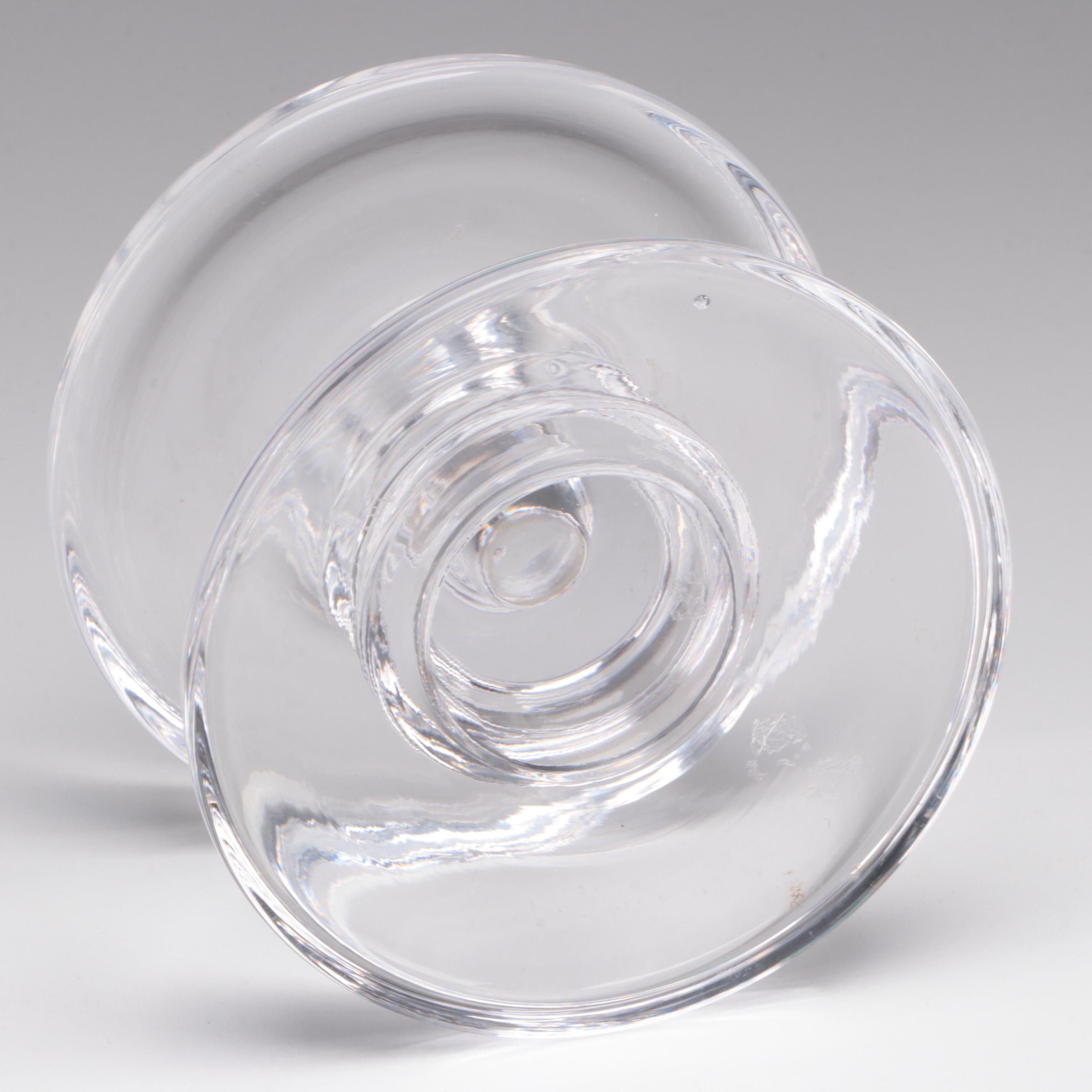 Wood Pedestal Candle Holder with Glass Vase in Metal Cage and Other Décor