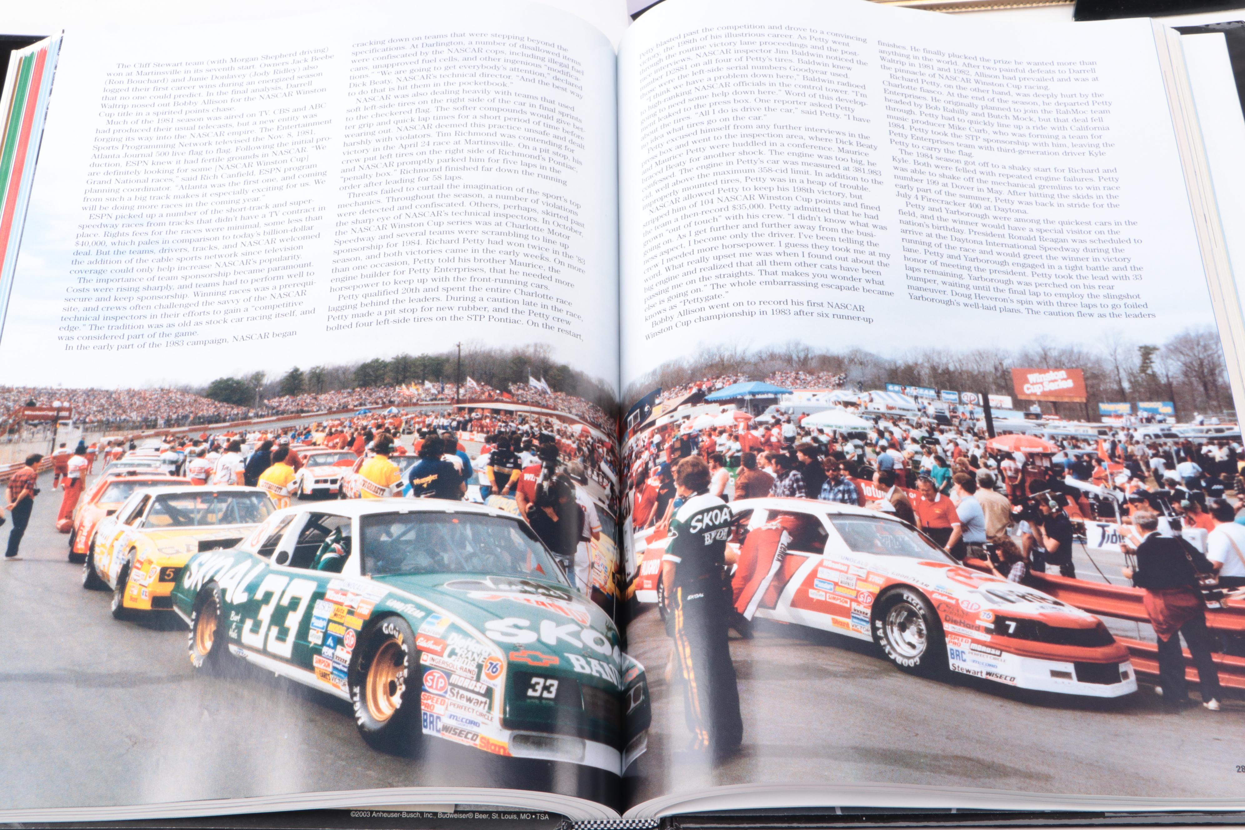 Dale Earnhardt Sr. Signed Program with More NASCAR Memorabilia