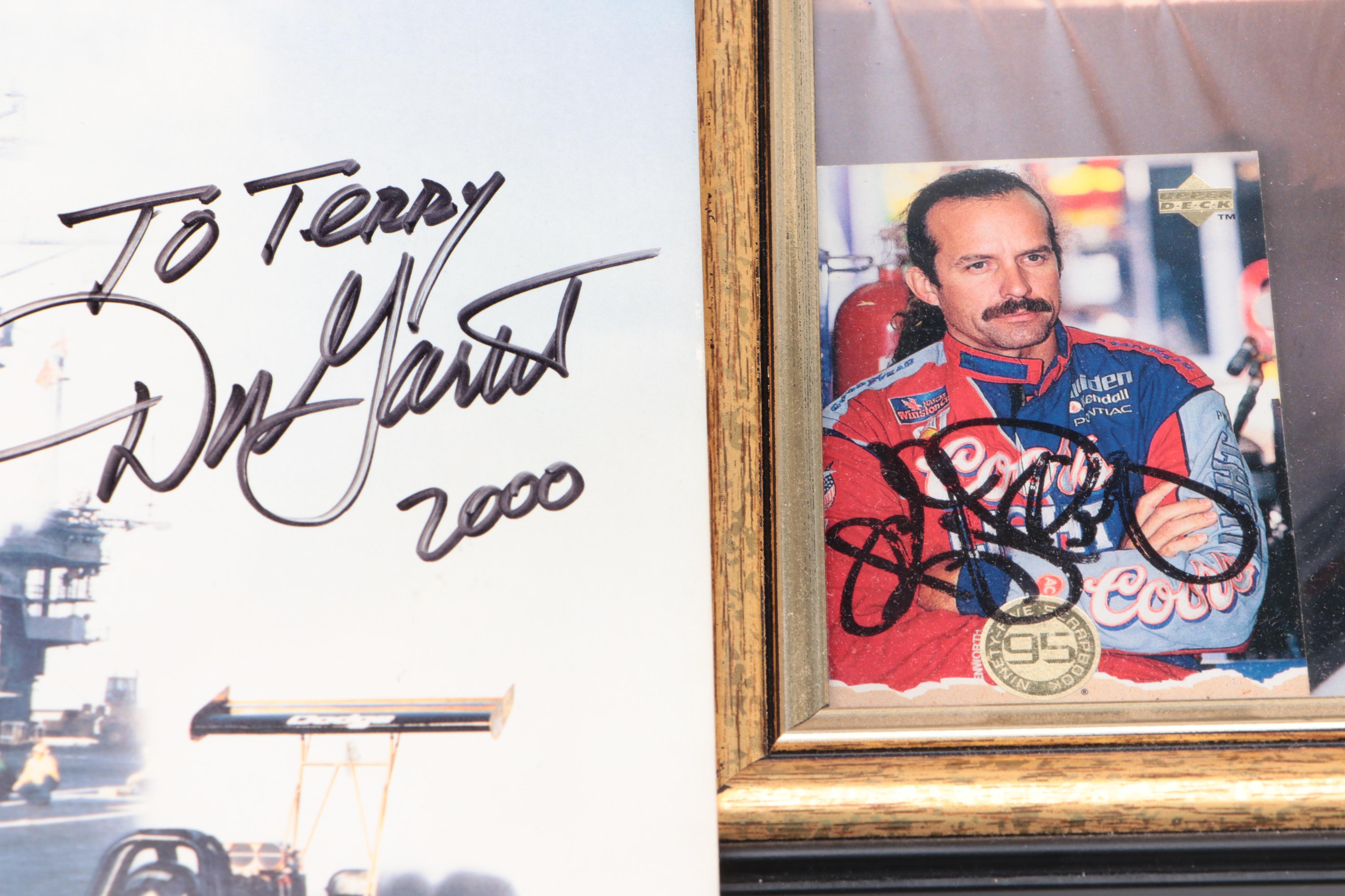 Dale Earnhardt Sr. Signed Program with More NASCAR Memorabilia