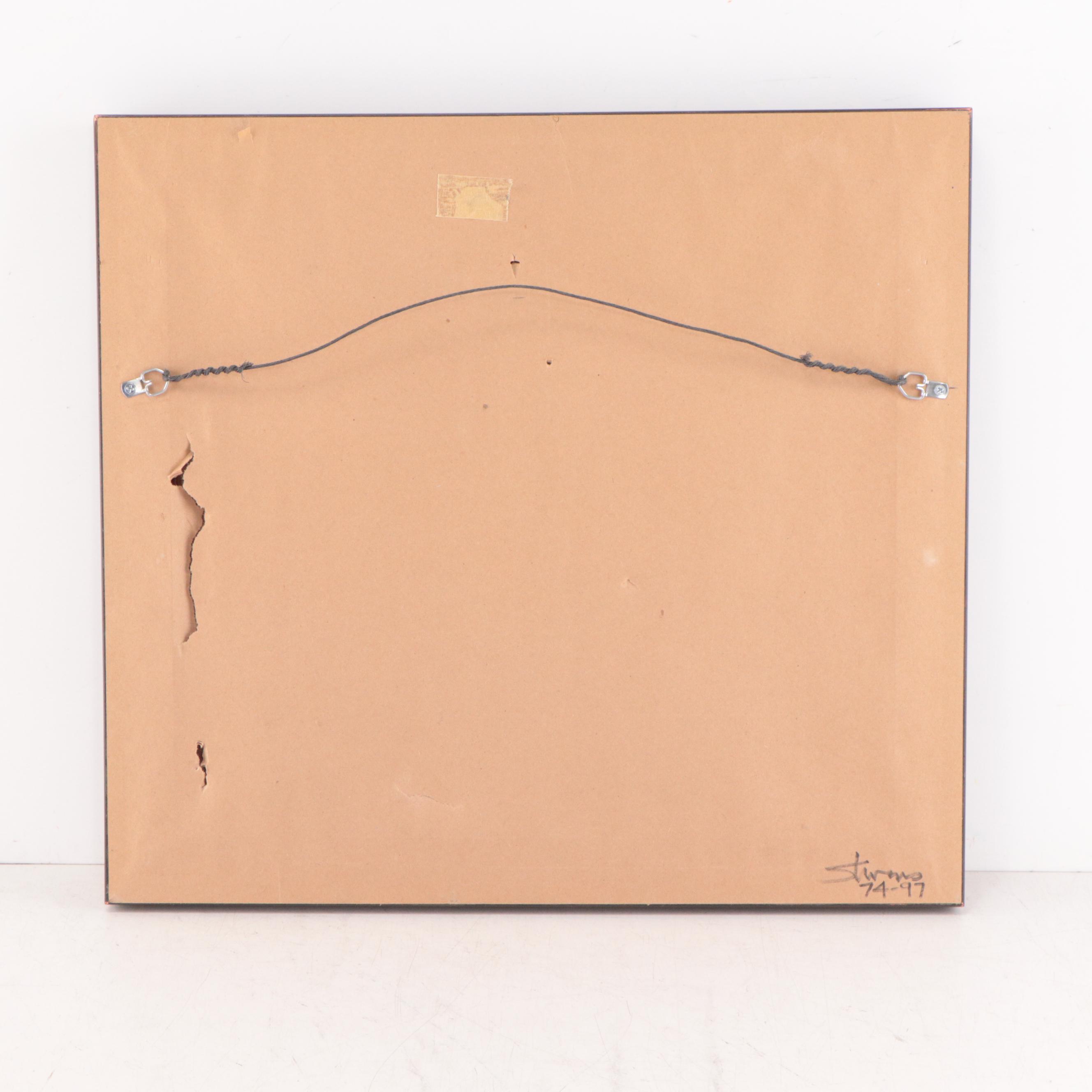 Lake Landscape Oil Painting, 1997