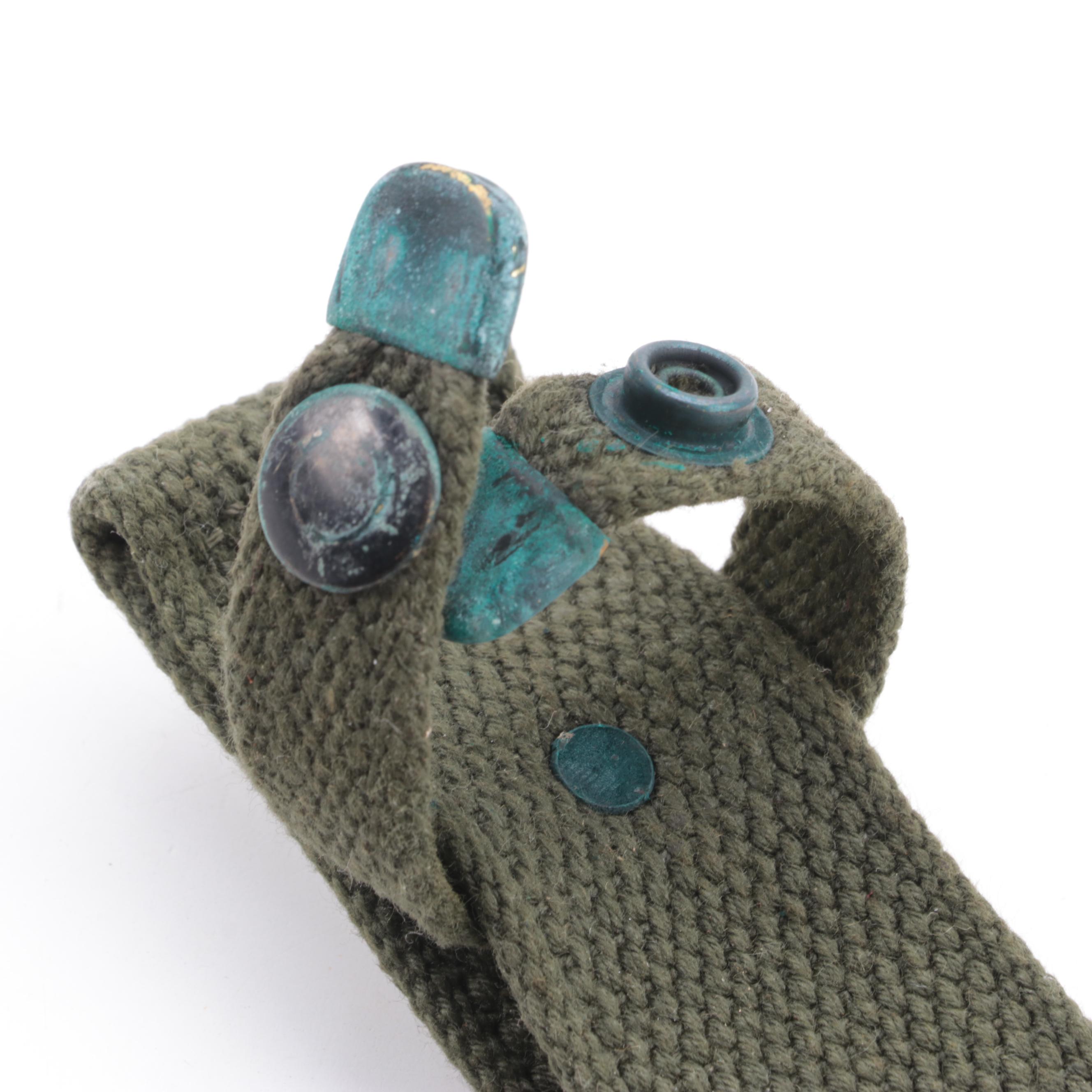 Vietnam Era U.S. M8AI Bayonets with Other Socket Bayonet and Leather Scabbard