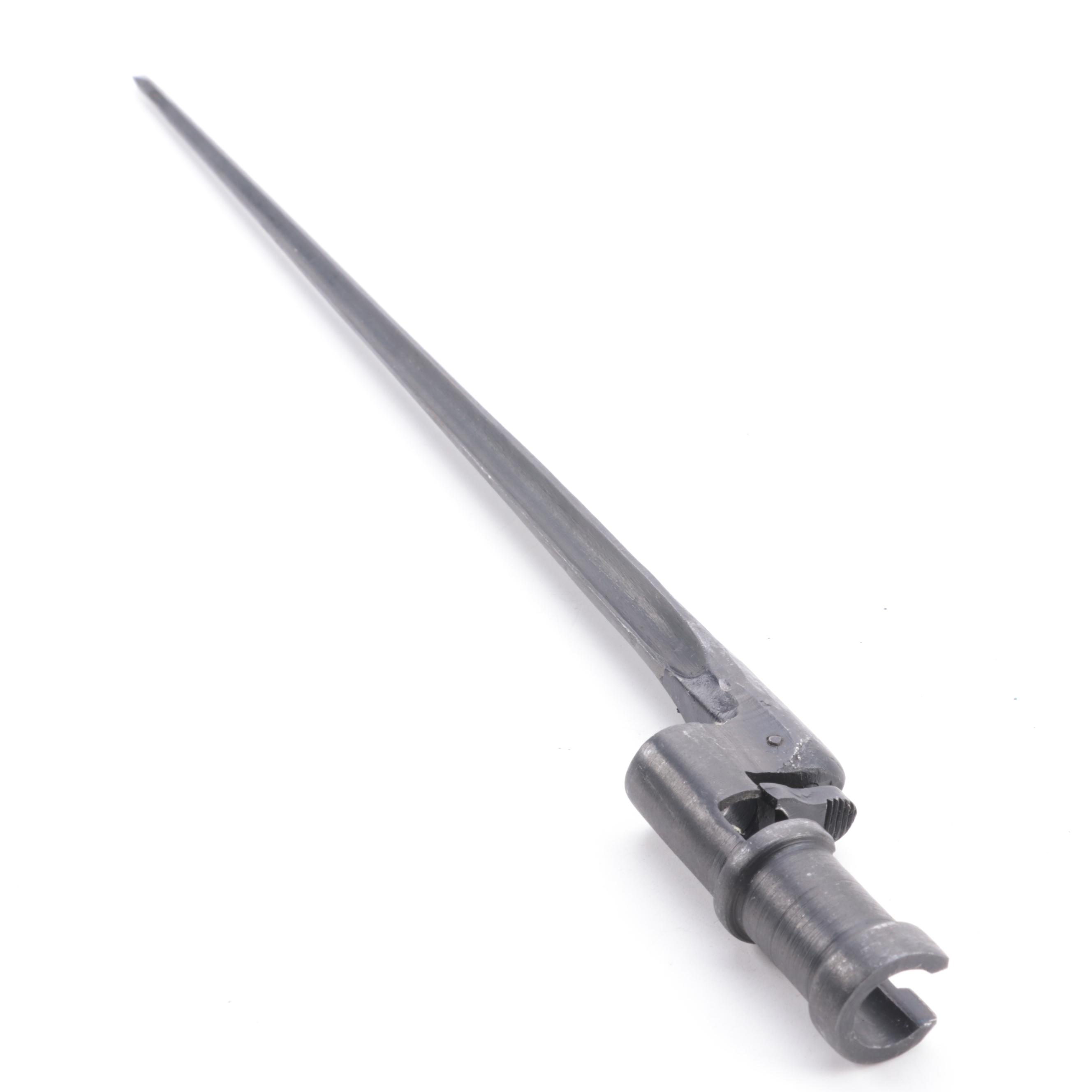 Vietnam Era U.S. M8AI Bayonets with Other Socket Bayonet and Leather Scabbard