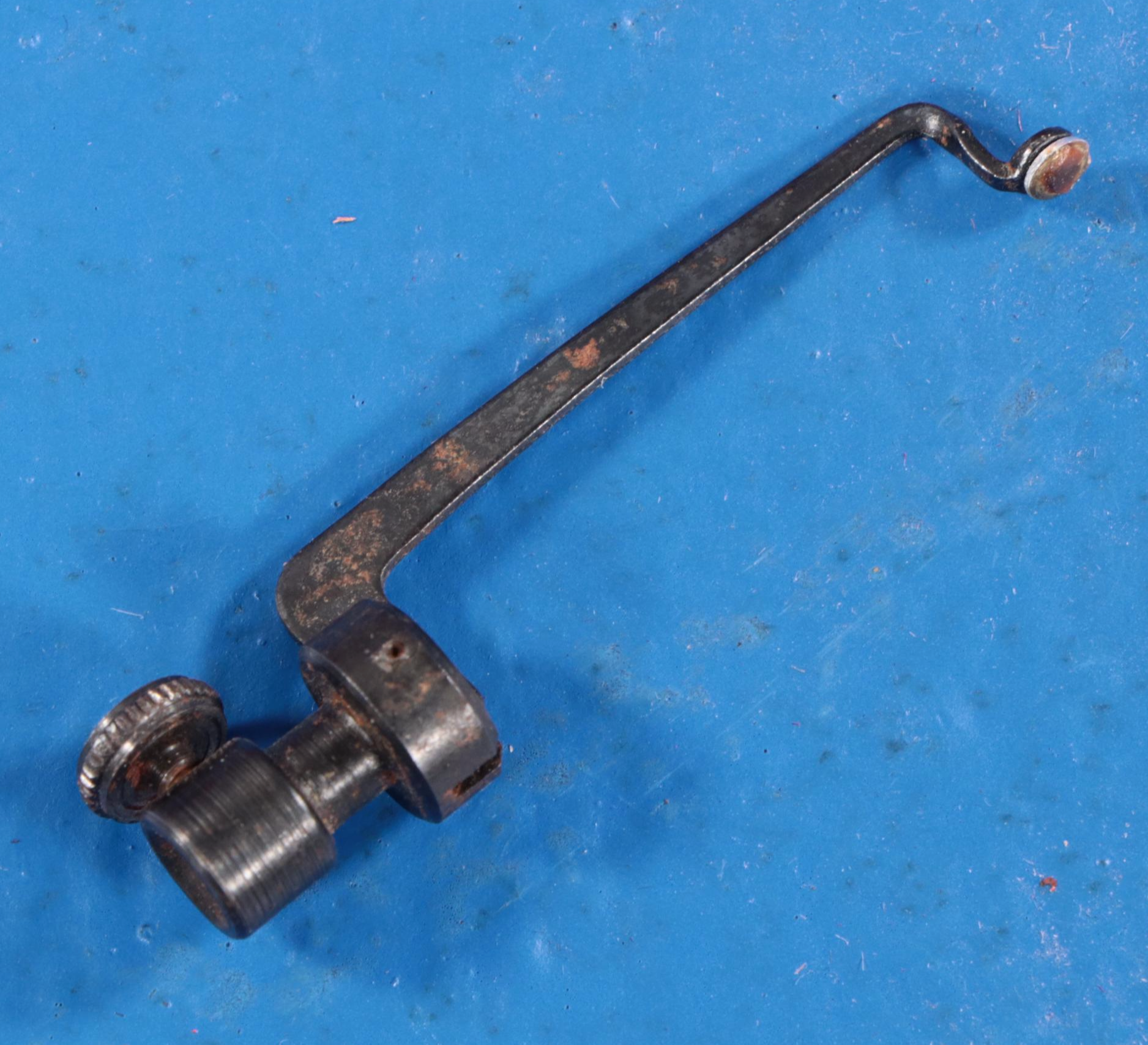 Wal-Feld Co. Tin Lithograph Toy Phonograph Table Lamp, Mid-20th Century