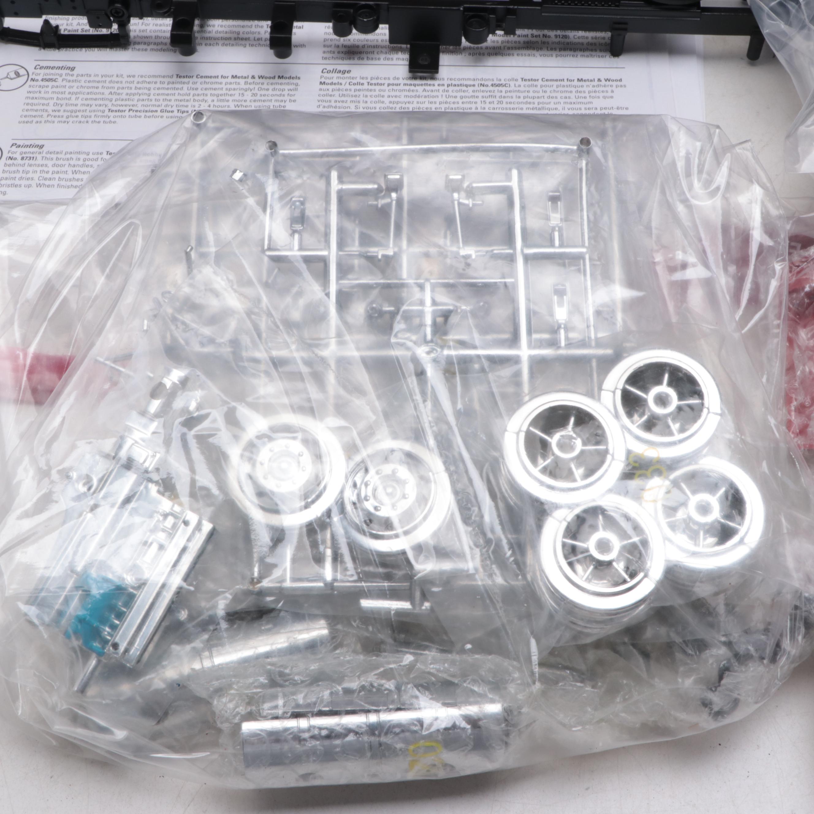 Revel 1:3 Scale Visible Turbo Engine Model Kit with Other Model Truck Kits