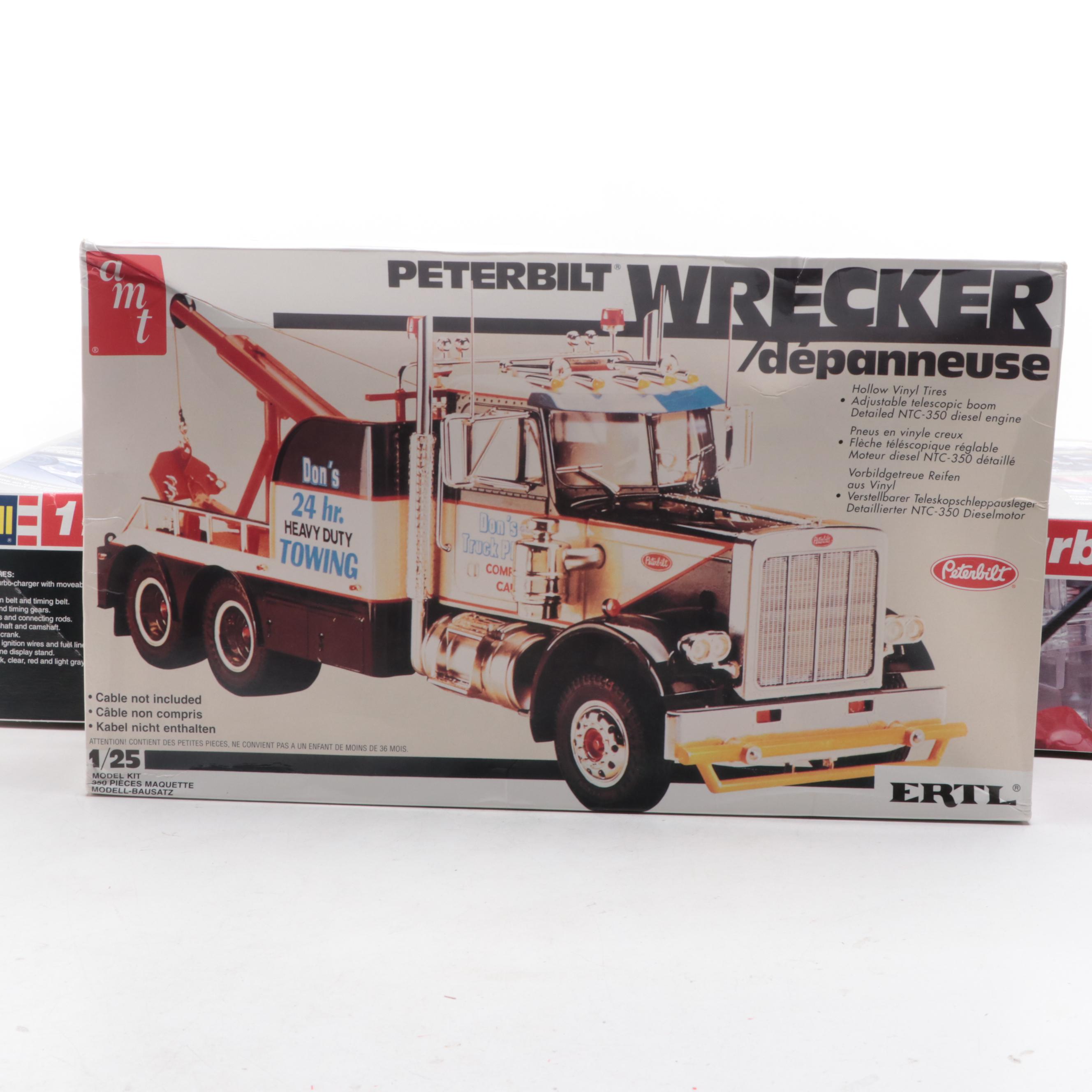 Revel 1:3 Scale Visible Turbo Engine Model Kit with Other Model Truck Kits