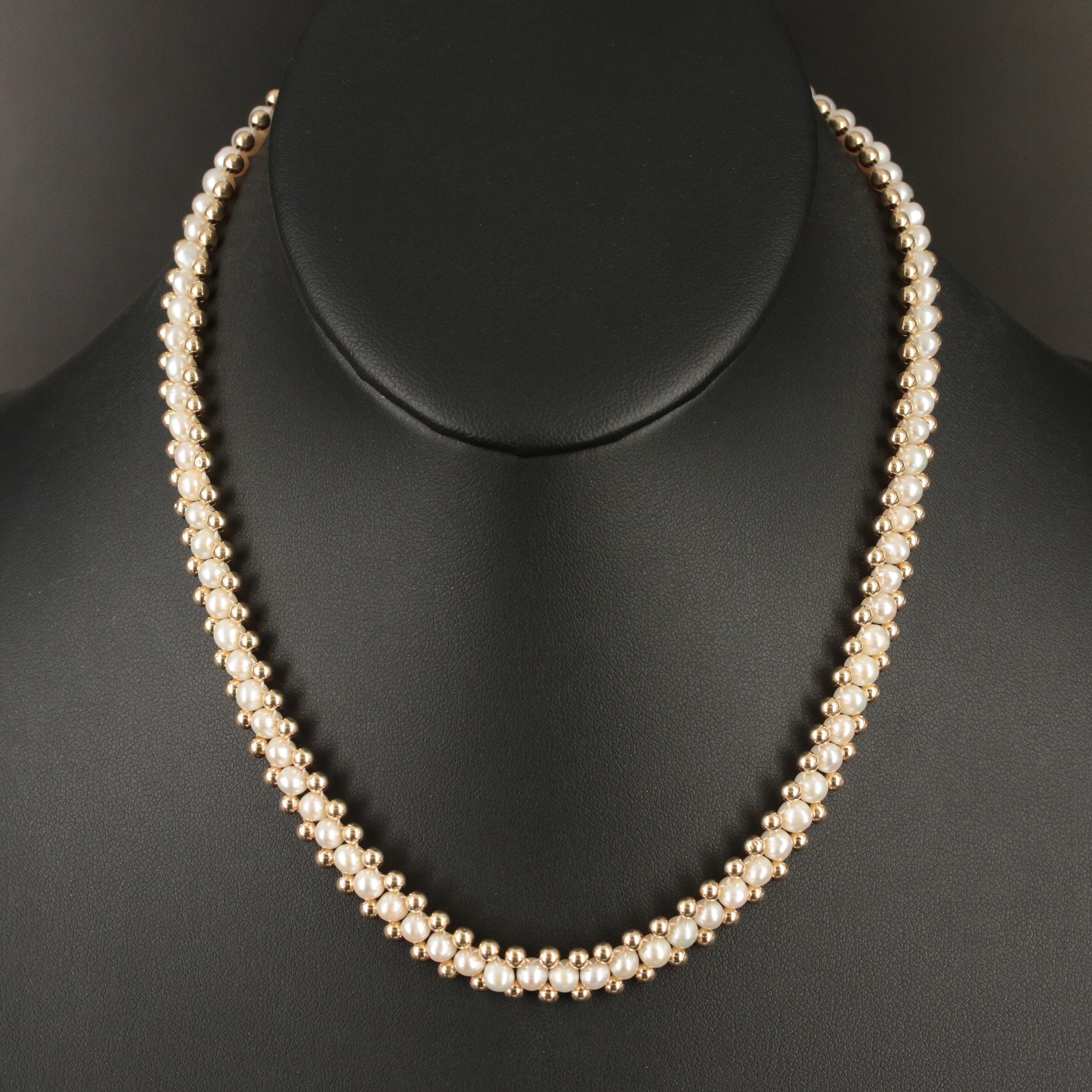 14K Pearl Necklace