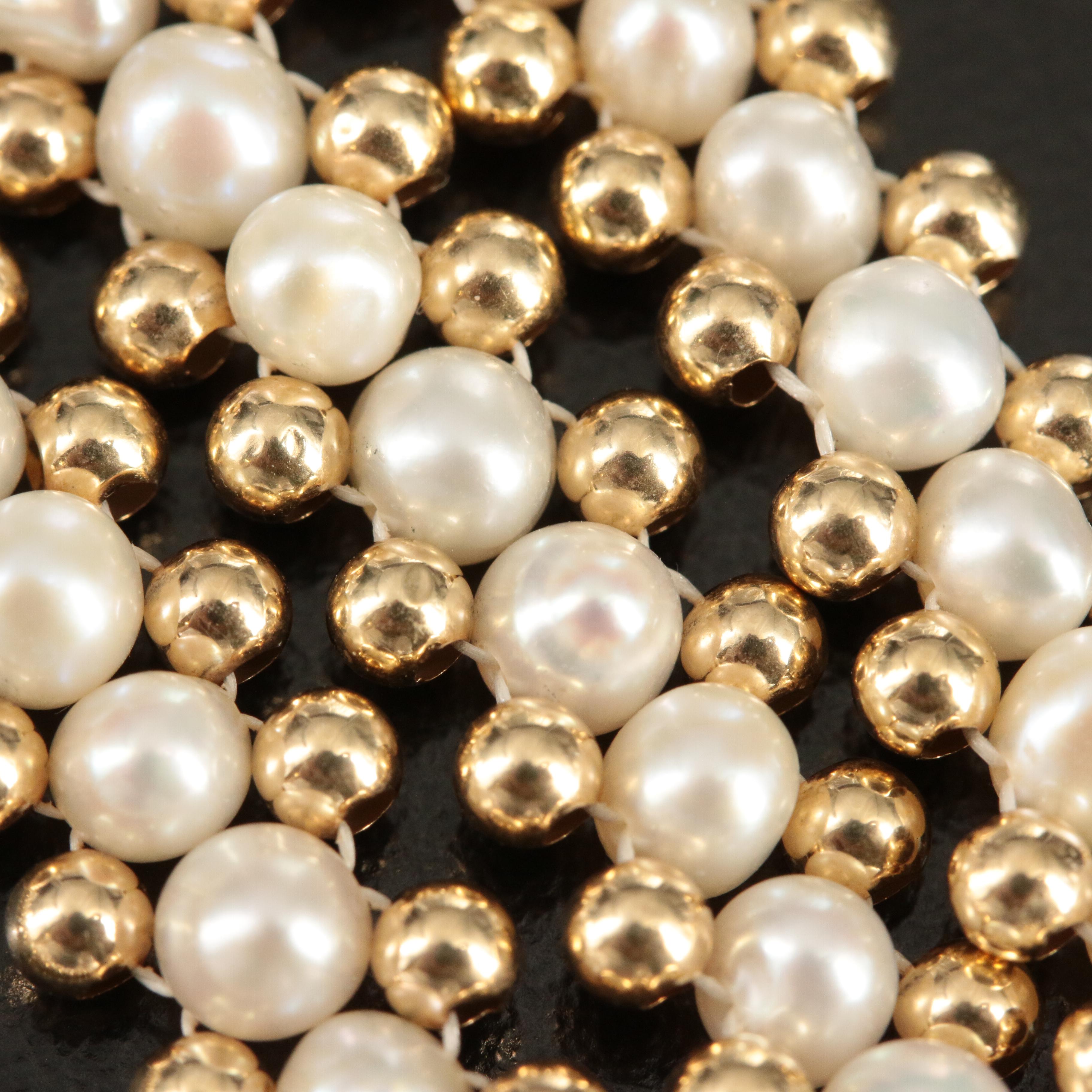 14K Pearl Necklace
