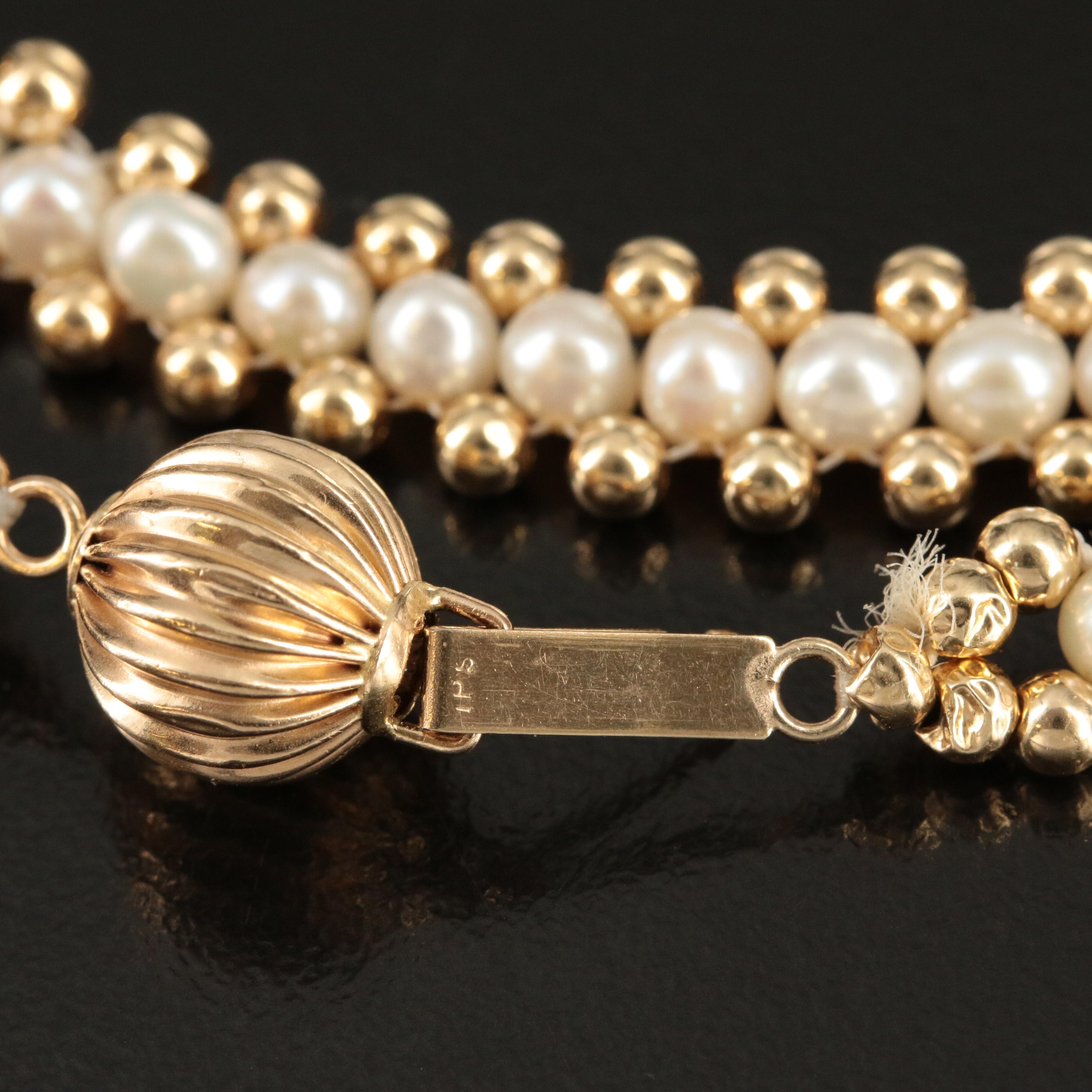 14K Pearl Necklace